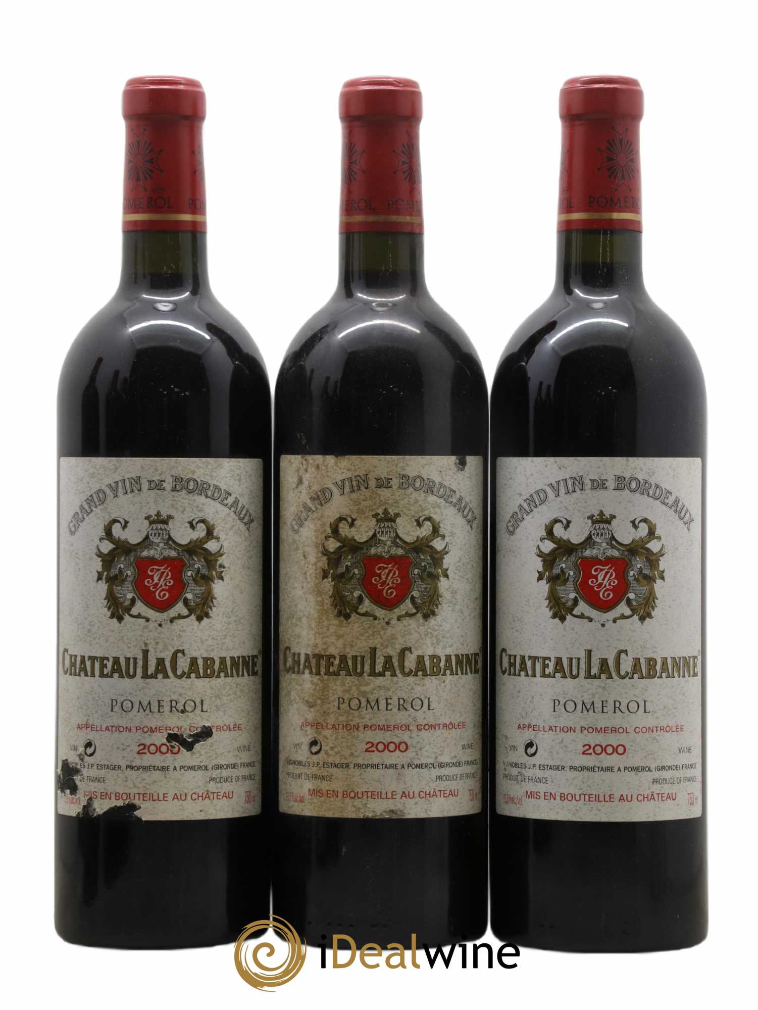 Château la Cabanne 2000 - Lot de 6 bouteilles - 1