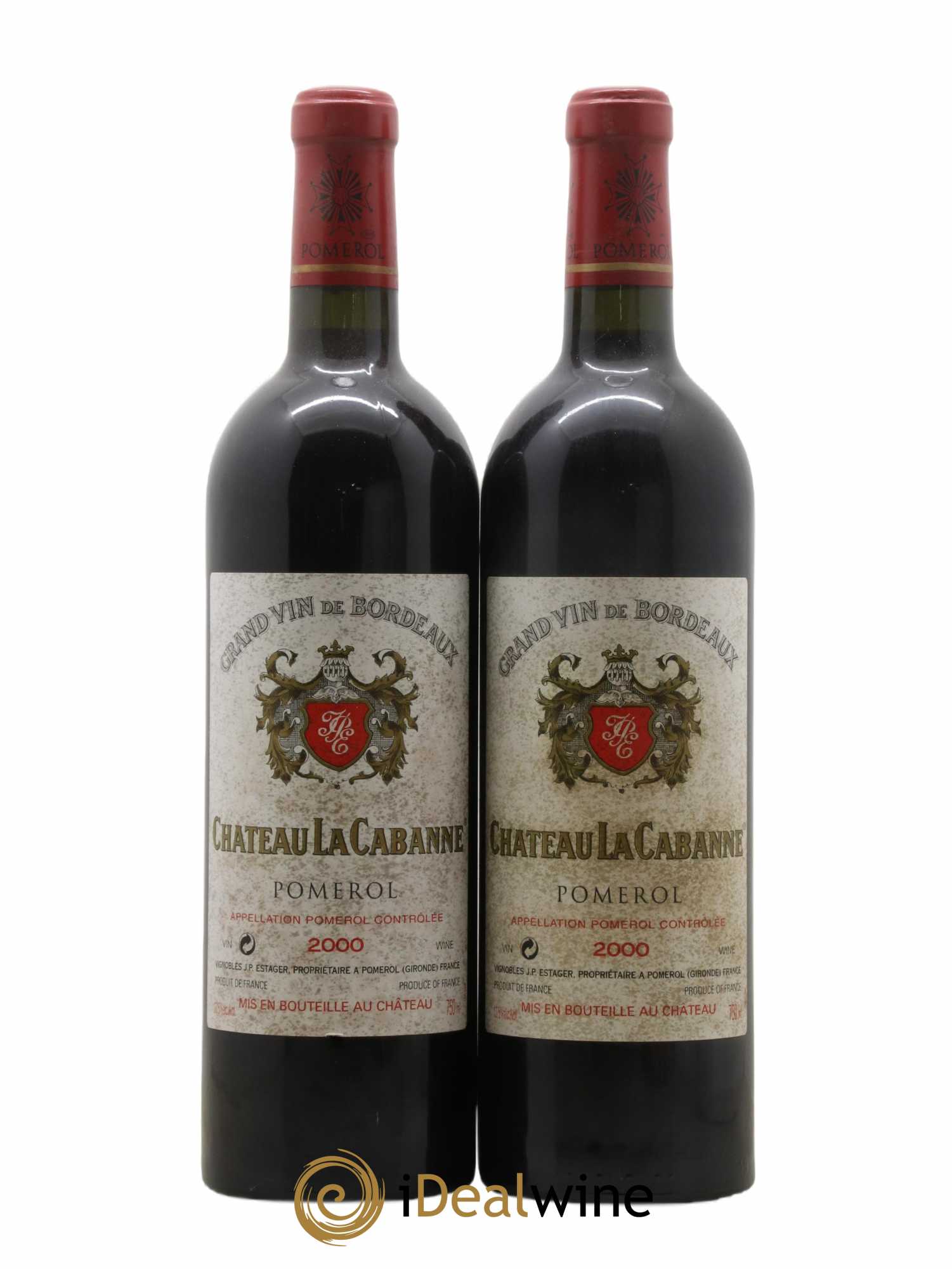 Château la Cabanne 2000 - Lot de 2 bouteilles - 0