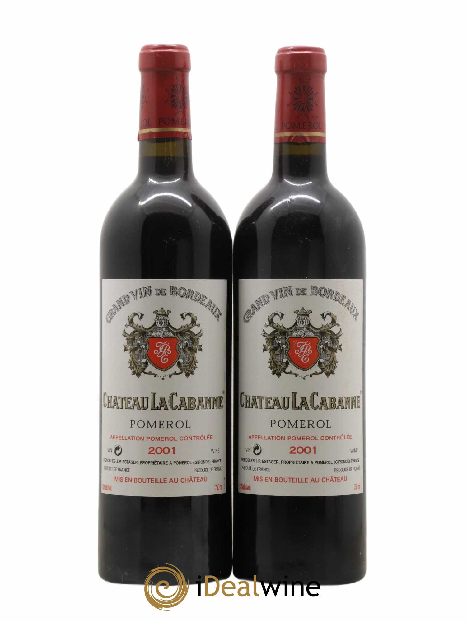Château la Cabanne 2001 - Lot de 2 bouteilles - 0