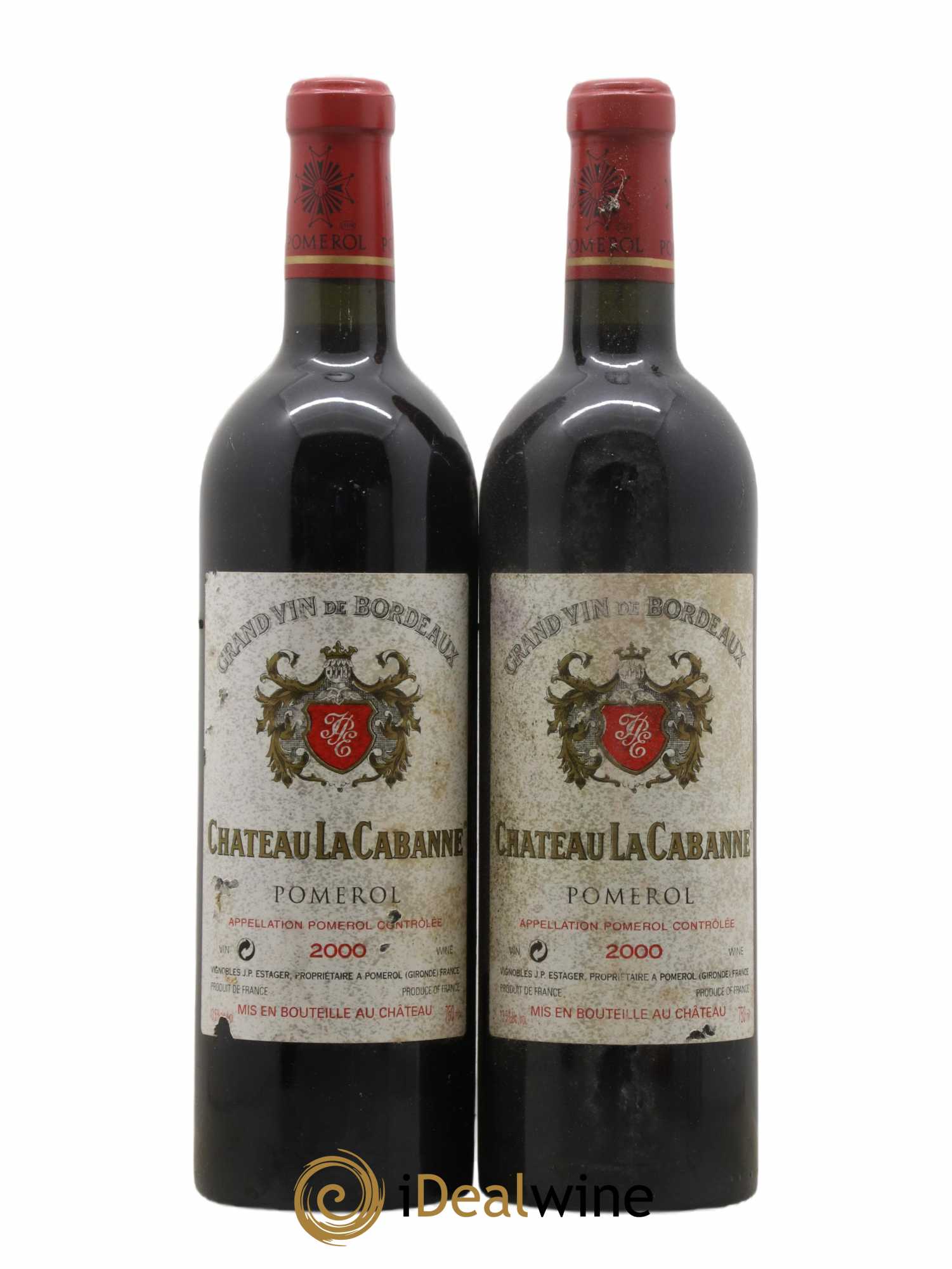 Château la Cabanne 2000 - Lot de 2 bouteilles - 0