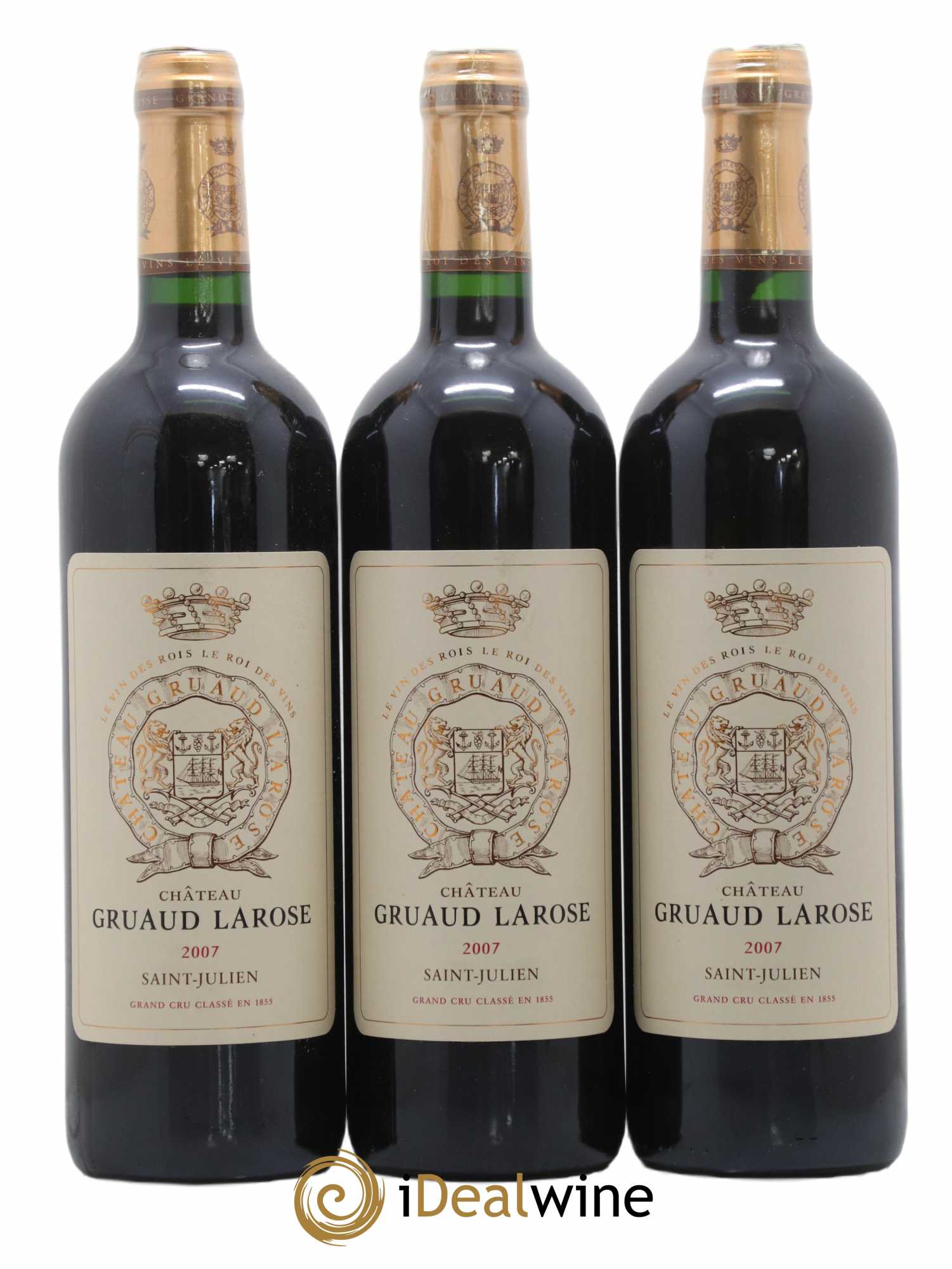 Château Gruaud Larose 2ème Grand Cru Classé 2007 - Lot de 3 bouteilles - 0