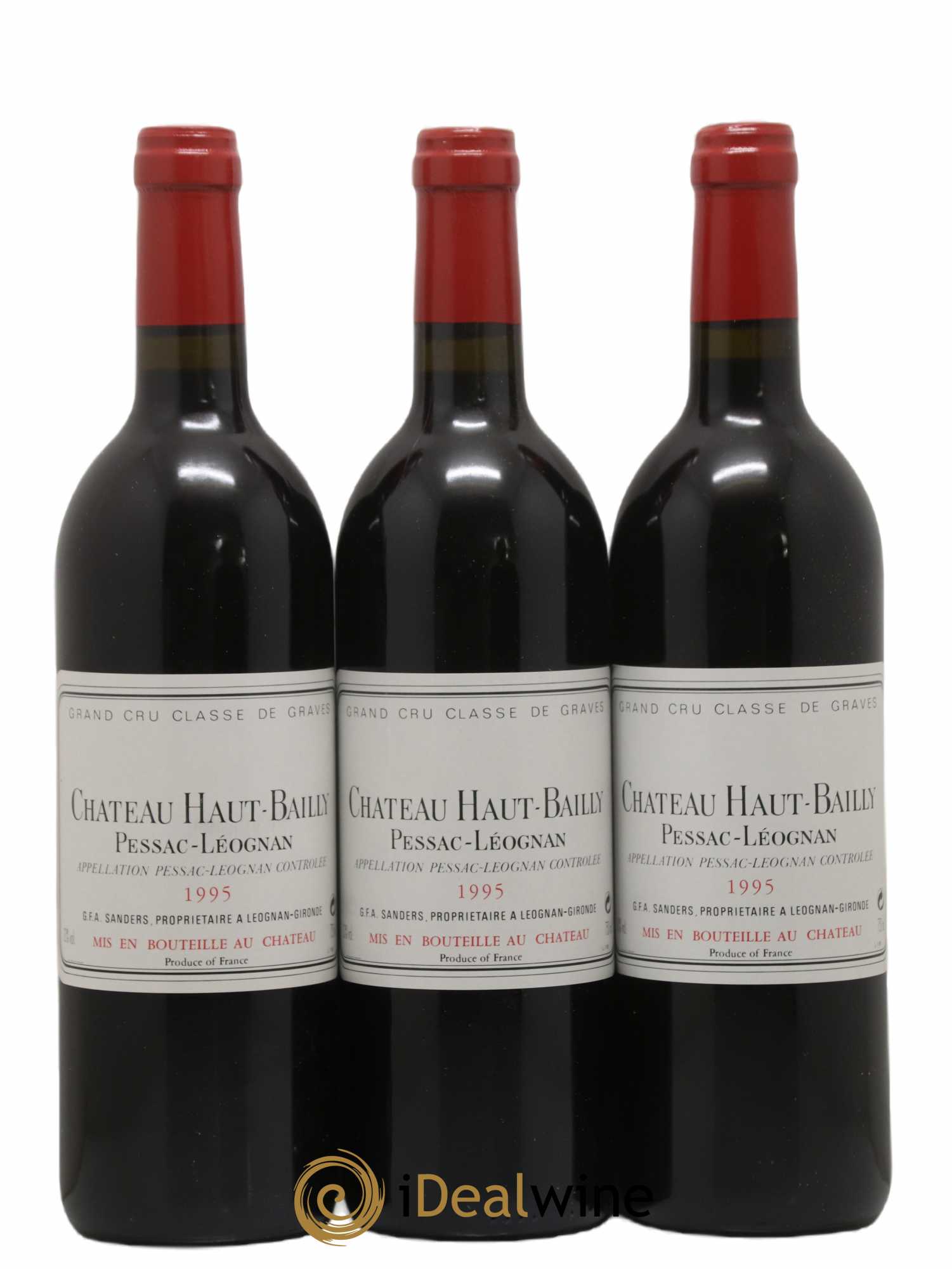 Château Haut-Bailly Cru Classé de Graves 1995 - Lot de 12 bouteilles - 2