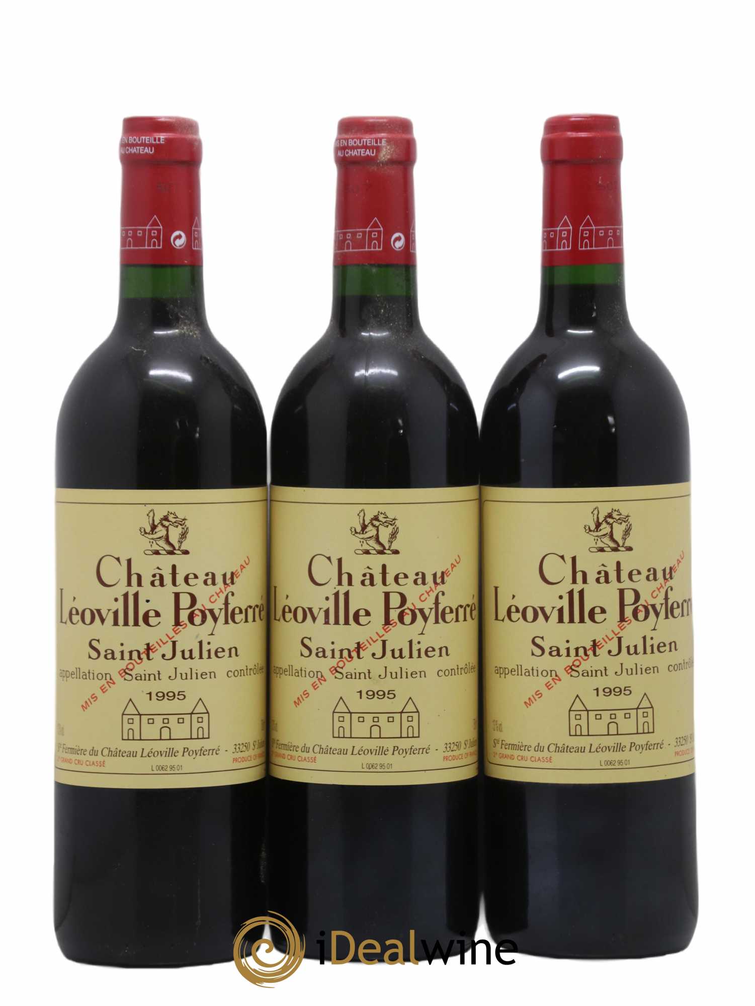 Château Léoville Poyferré 2ème Grand Cru Classé 1995 - Lot of 12 bottles - 2