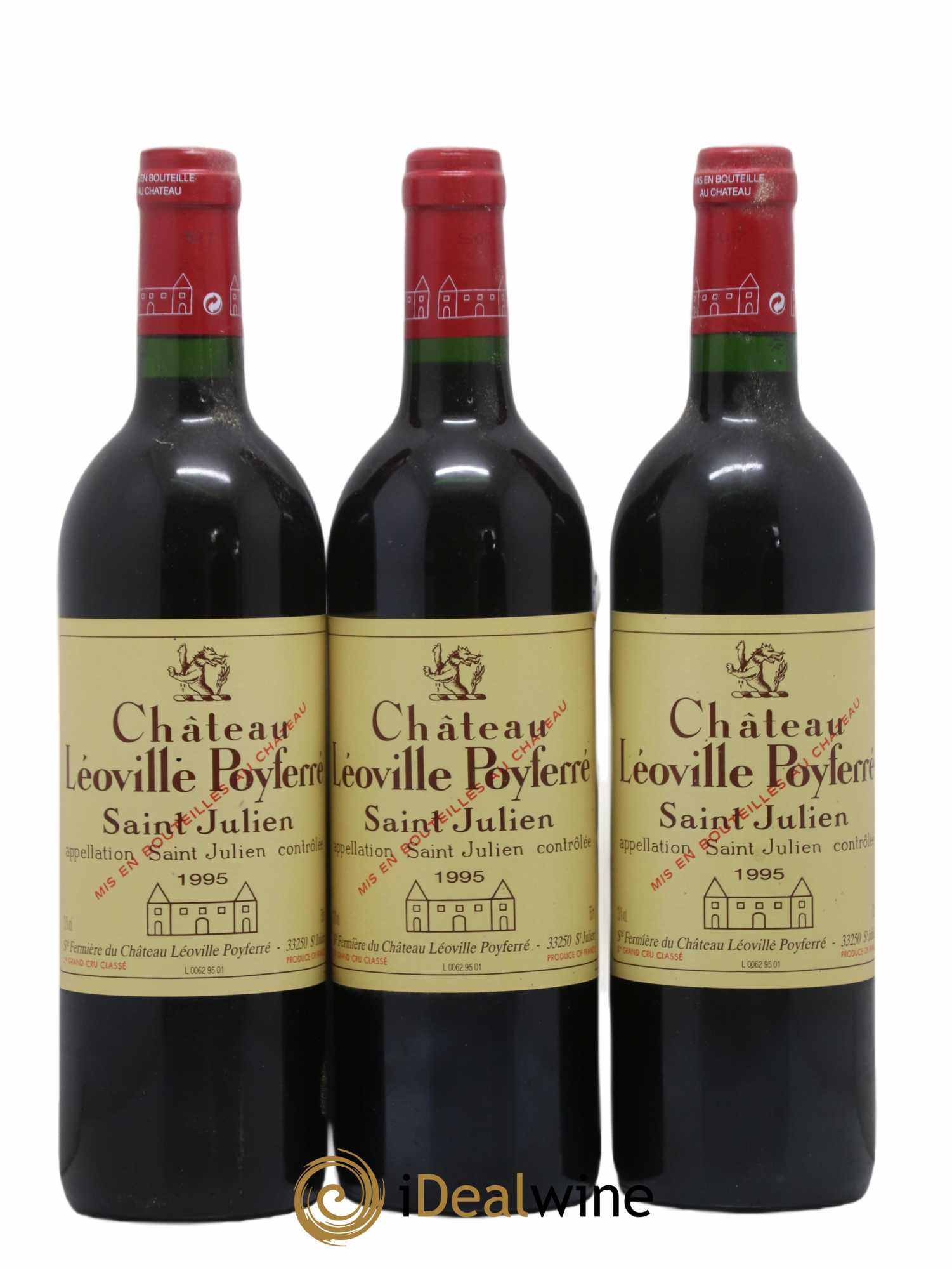 Château Léoville Poyferré 2ème Grand Cru Classé 1995 - Lot of 12 bottles - 4