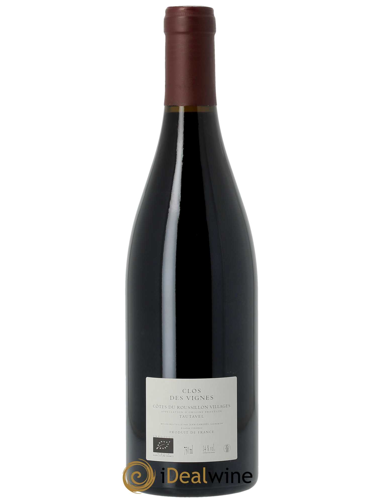 Côtes du Roussillon Villages - Tautavel Gardiés (Domaine) Clos des Vignes 2019 - Lot of 1 bottle - 1
