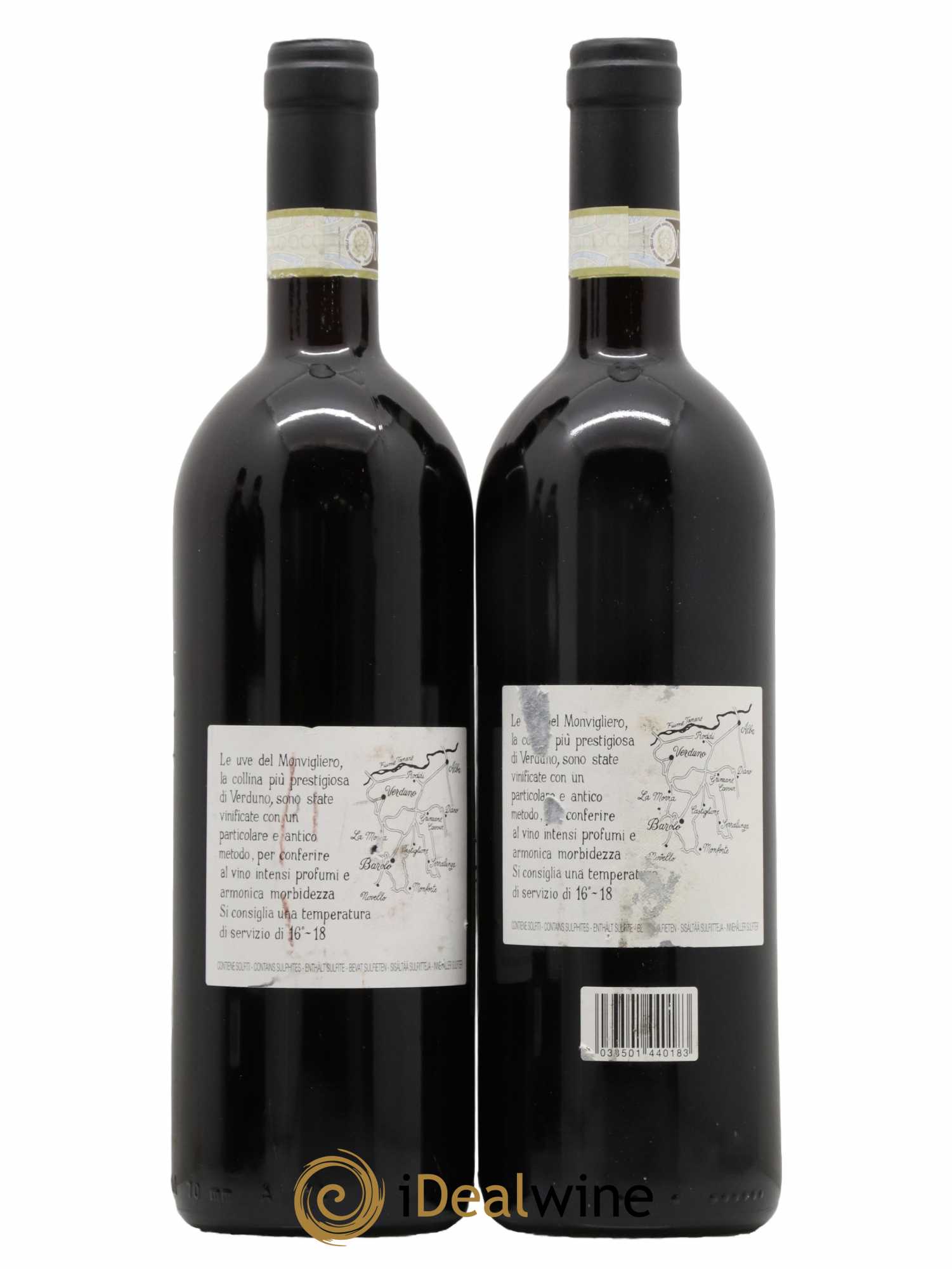 Barolo DOCG Monvigliero Comm. Giovan Battista Burlotto 2012 - Lot de 2 bouteilles - 1