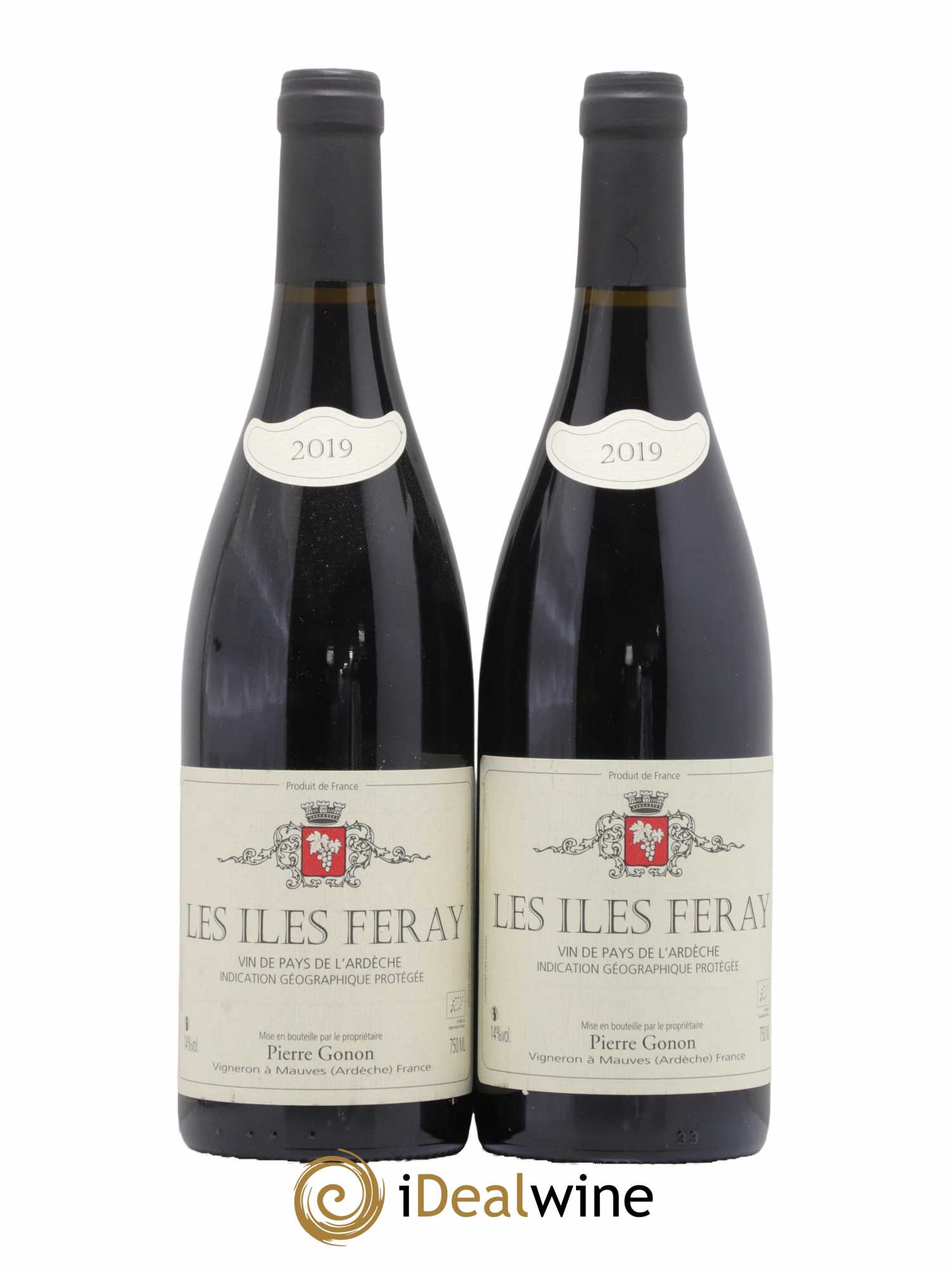 Ardèche Les Iles Feray Gonon (Domaine) 2019 - Lot de 2 bouteilles - 0