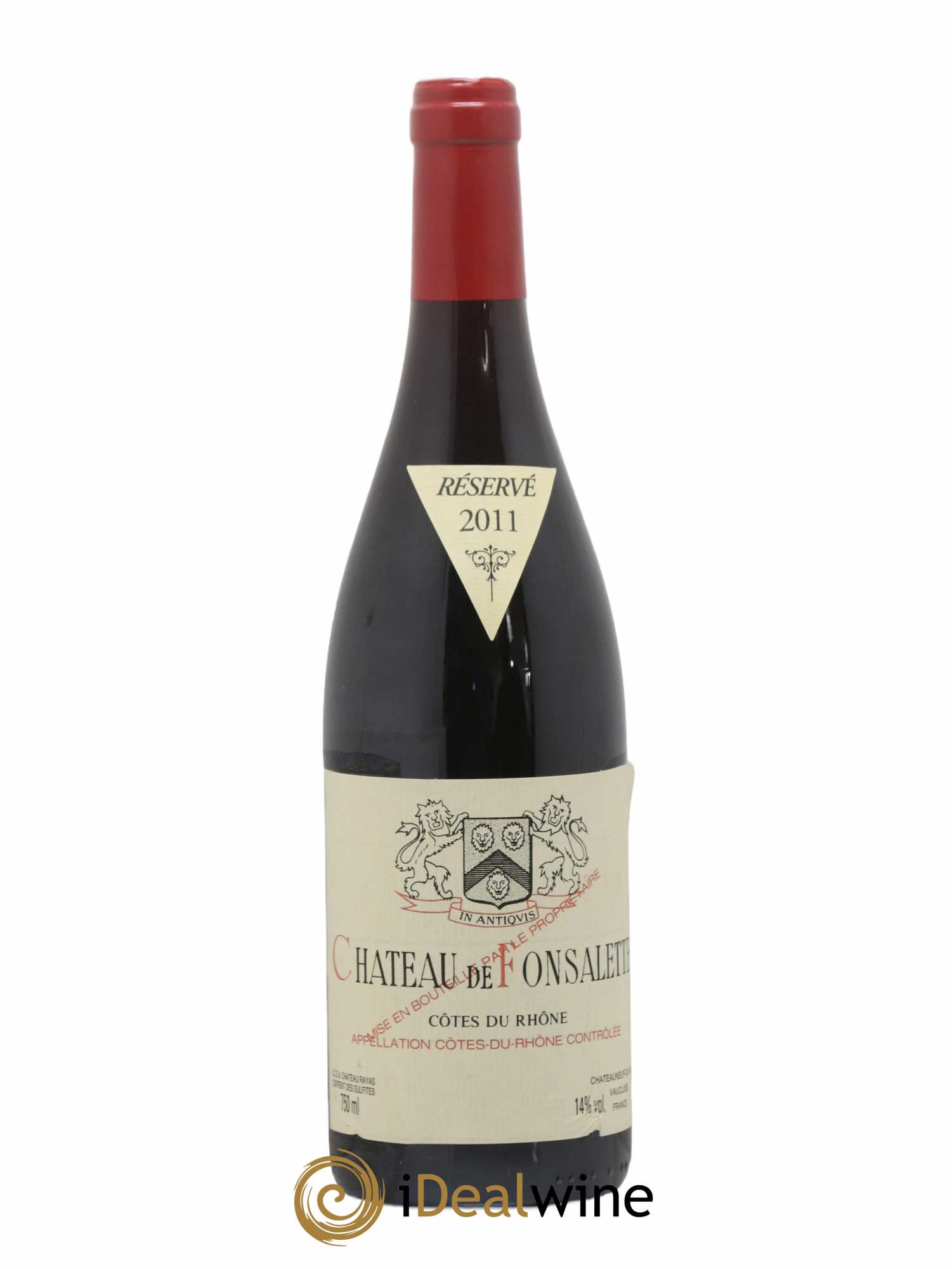 Côtes-du-Rhône Château de Fonsalette Emmanuel Reynaud 2011 - Lot de 1 bouteille - 0