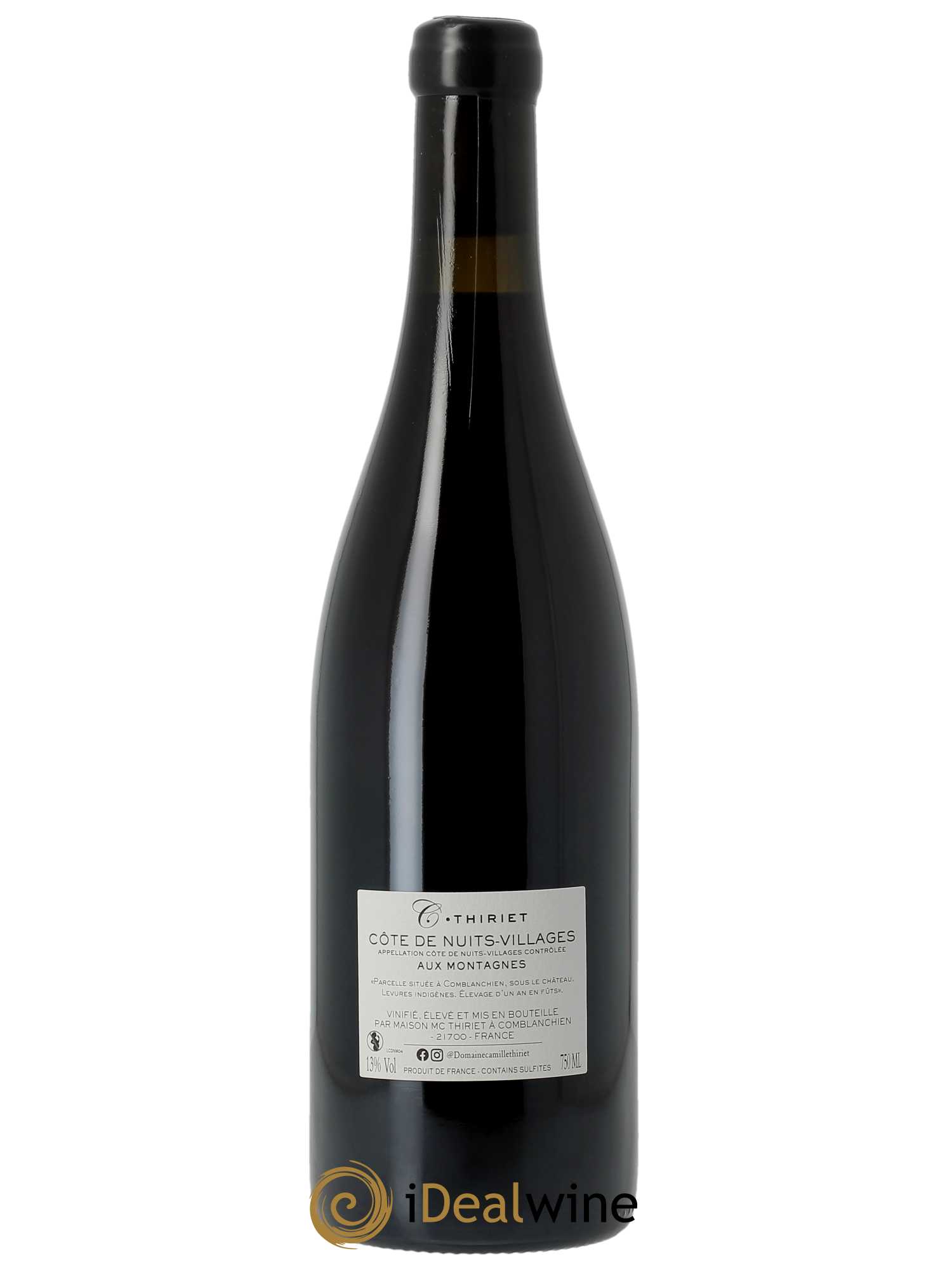 Côte de Nuits-Villages Aux Montagnes Maison Thiriet 2021 - Lot de 1 bouteille - 1