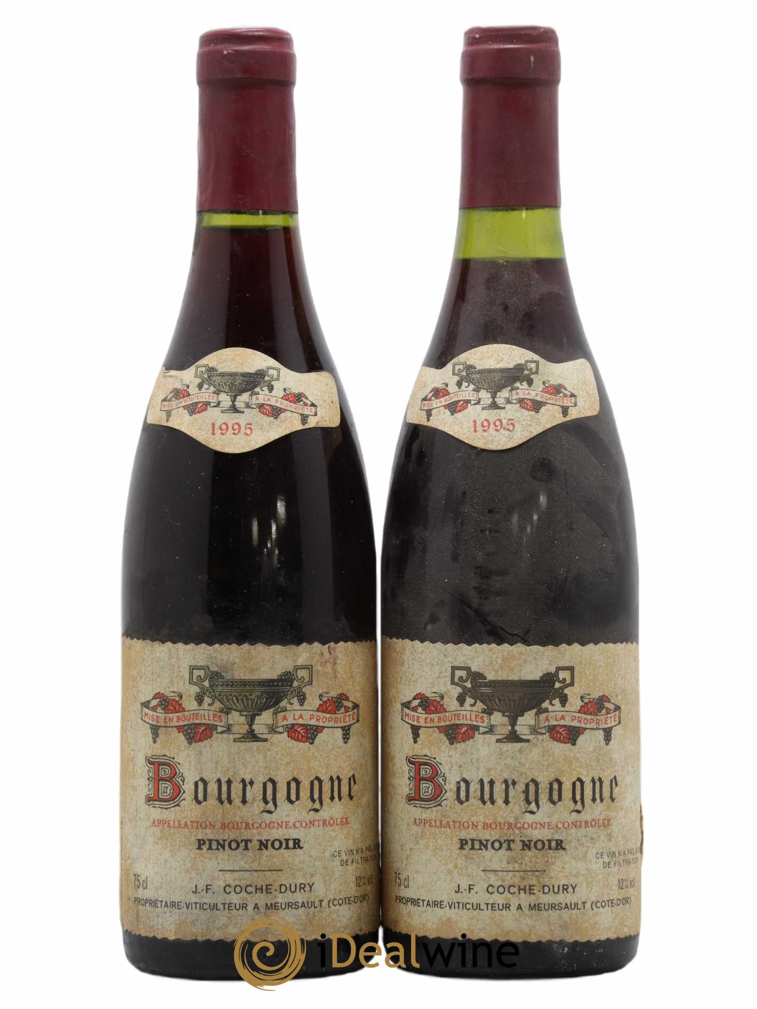 Bourgogne Coche Dury (Domaine) (sans prix de réserve) 1995 - Lot de 2 bouteilles - 0