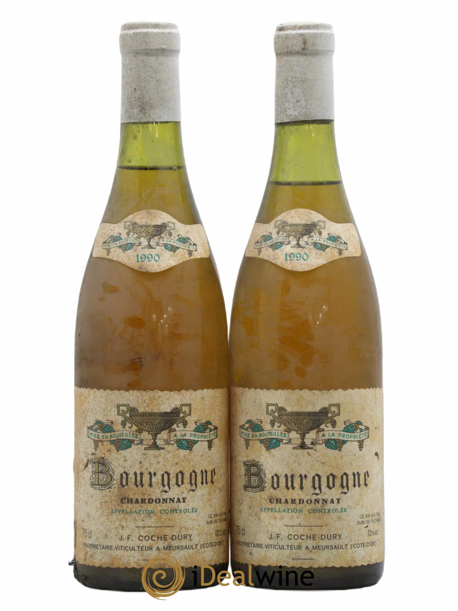 Bourgogne Coche Dury (Domaine) 1990 - Lot de 2 bouteilles - 0