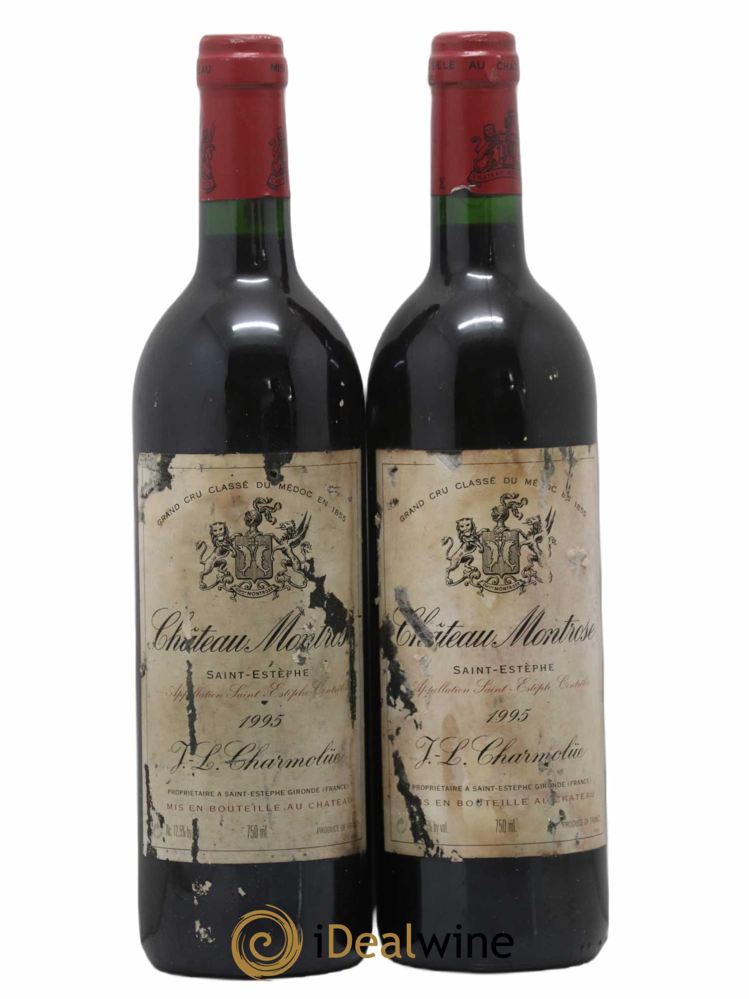 Château Montrose 2ème Grand Cru Classé 1995 - Lot de 2 bouteilles - 0