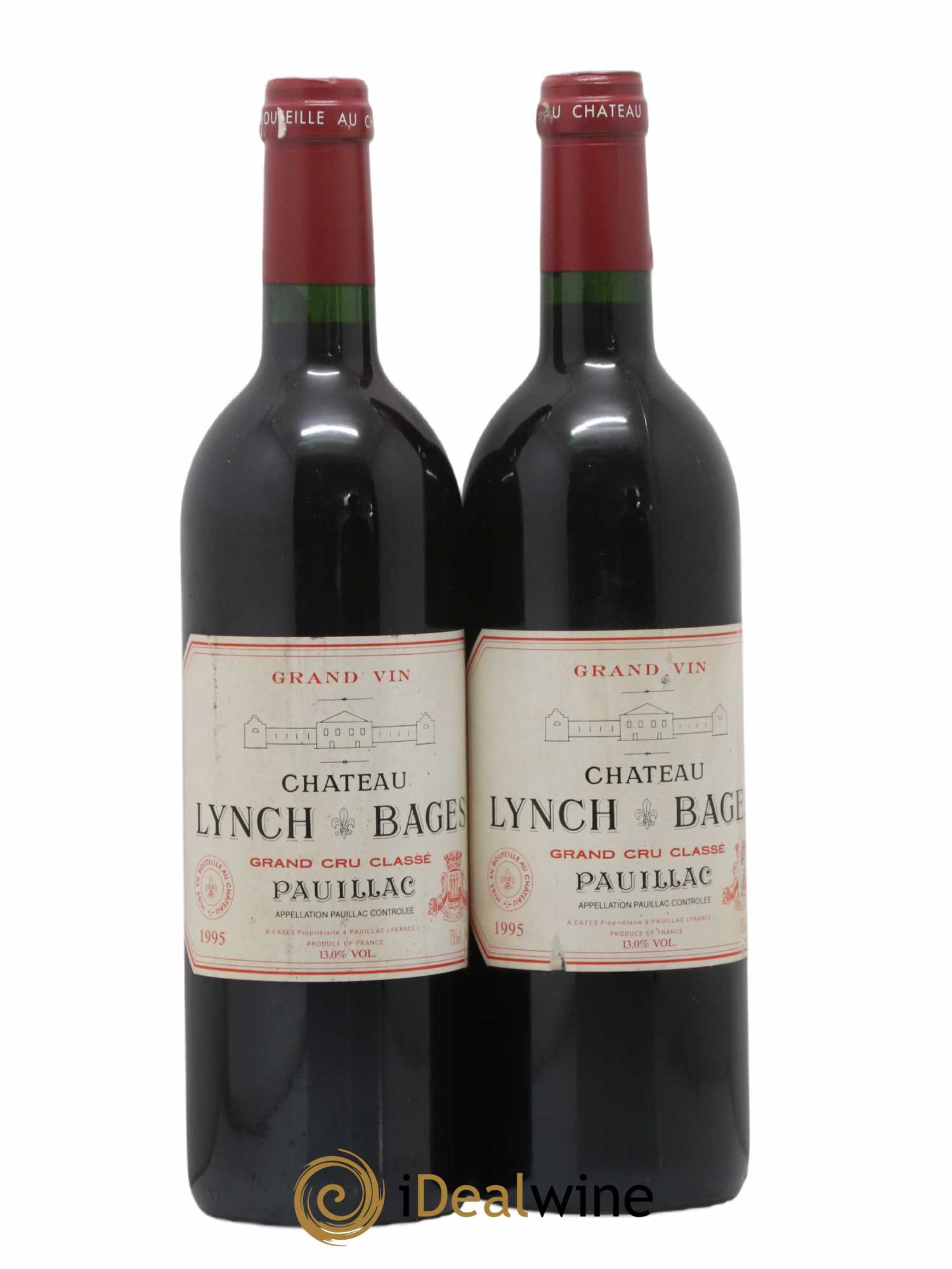 Château Lynch Bages 5ème Grand Cru Classé 1995 - Lot de 2 bouteilles - 0