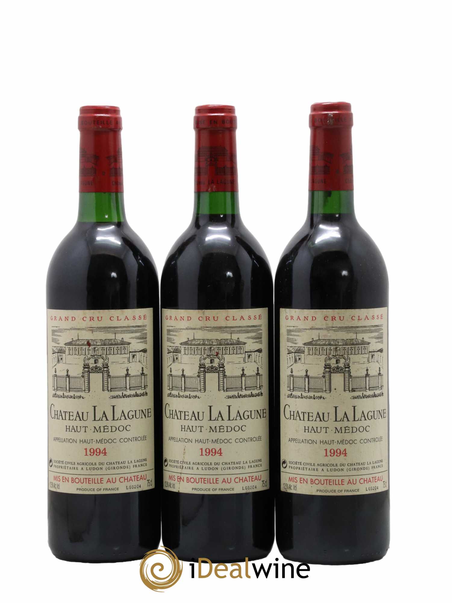 Château la Lagune 3ème Grand Cru Classé 1994 - Lot de 3 bouteilles - 0
