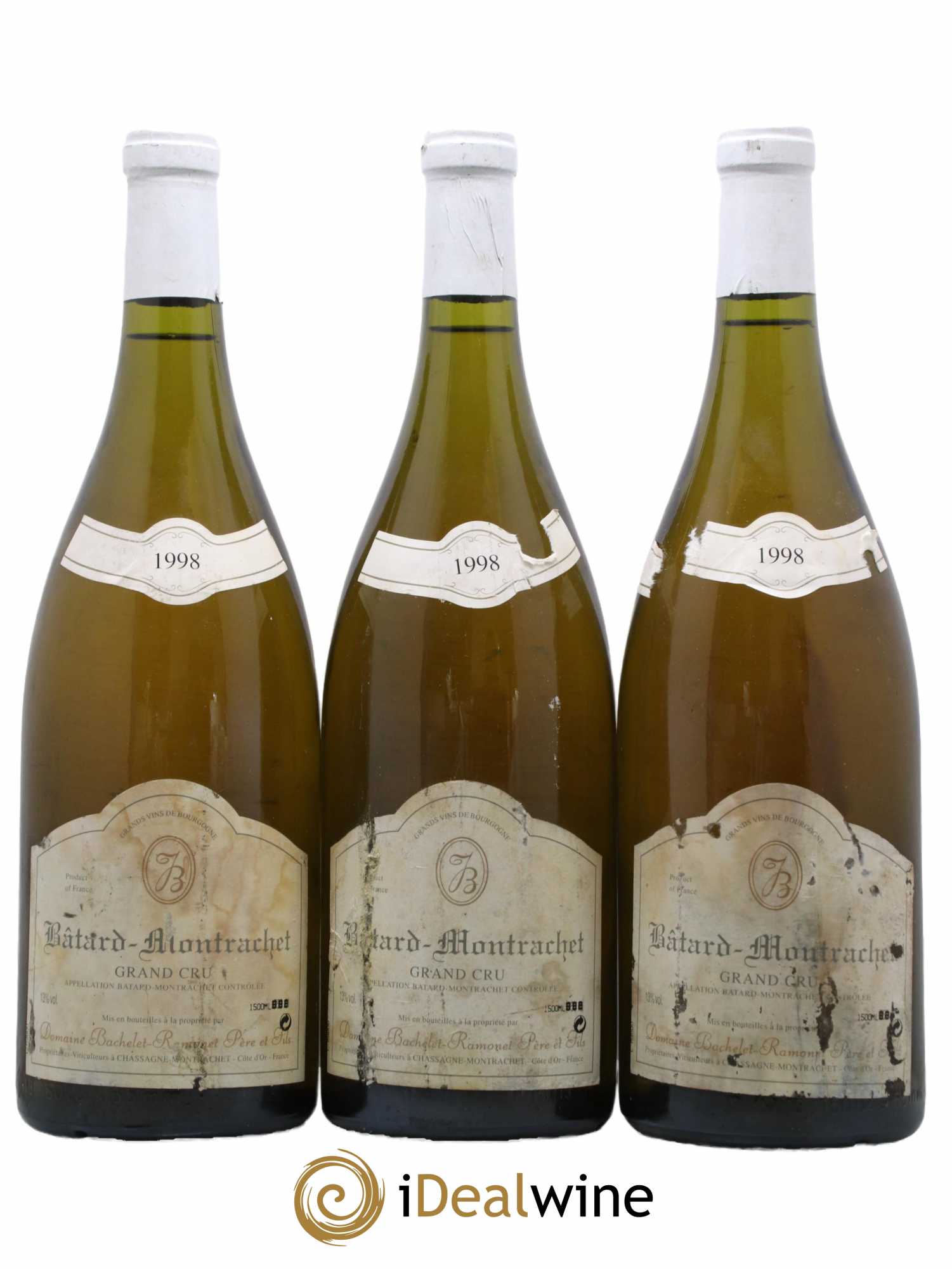Bâtard-Montrachet Grand Cru Bachelet-Ramonet (Domaine) 1998 - Posten von 3 Magnum - 0