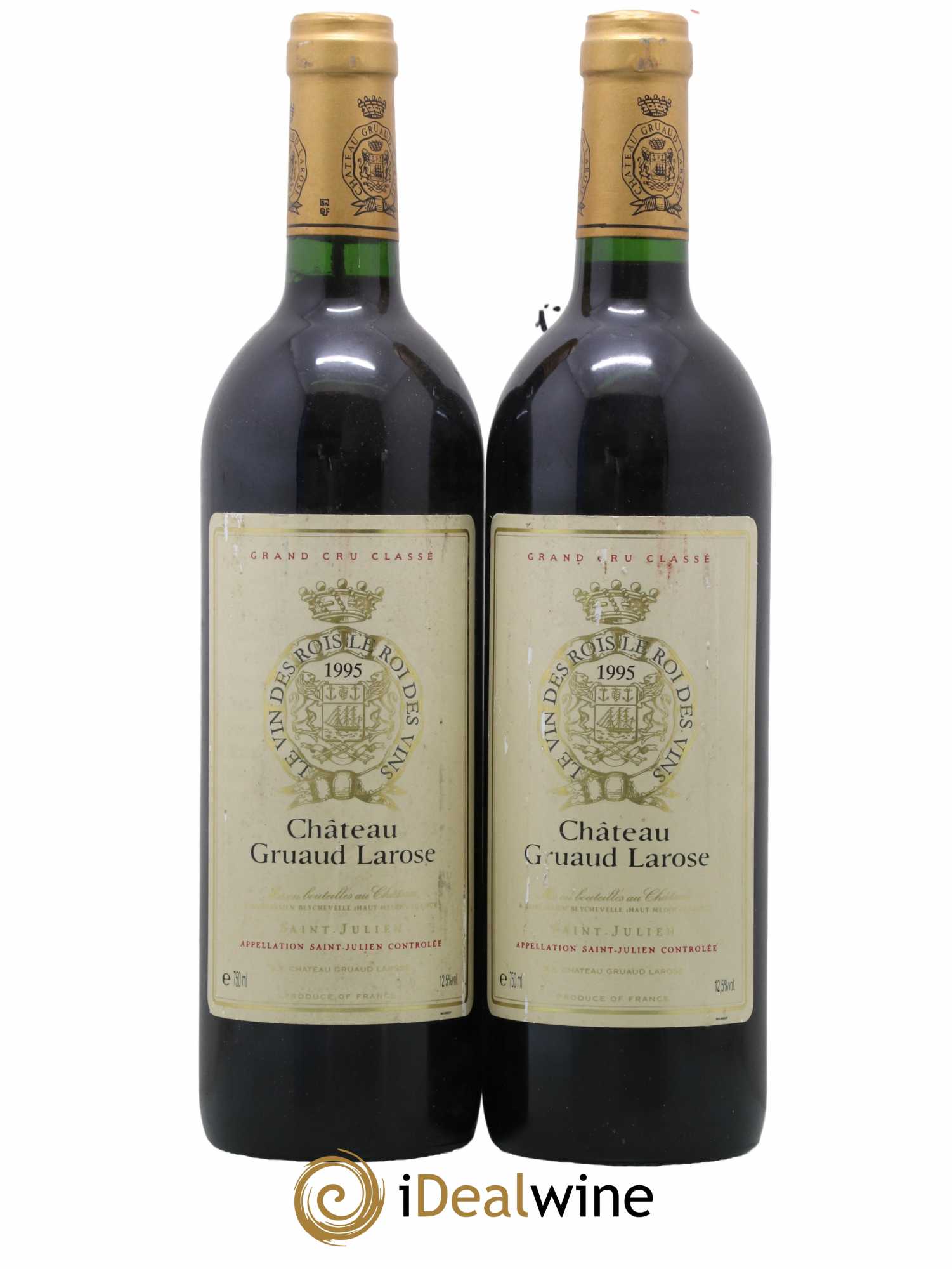 Château Gruaud Larose 2ème Grand Cru Classé 1995 - Lot de 2 bouteilles - 0