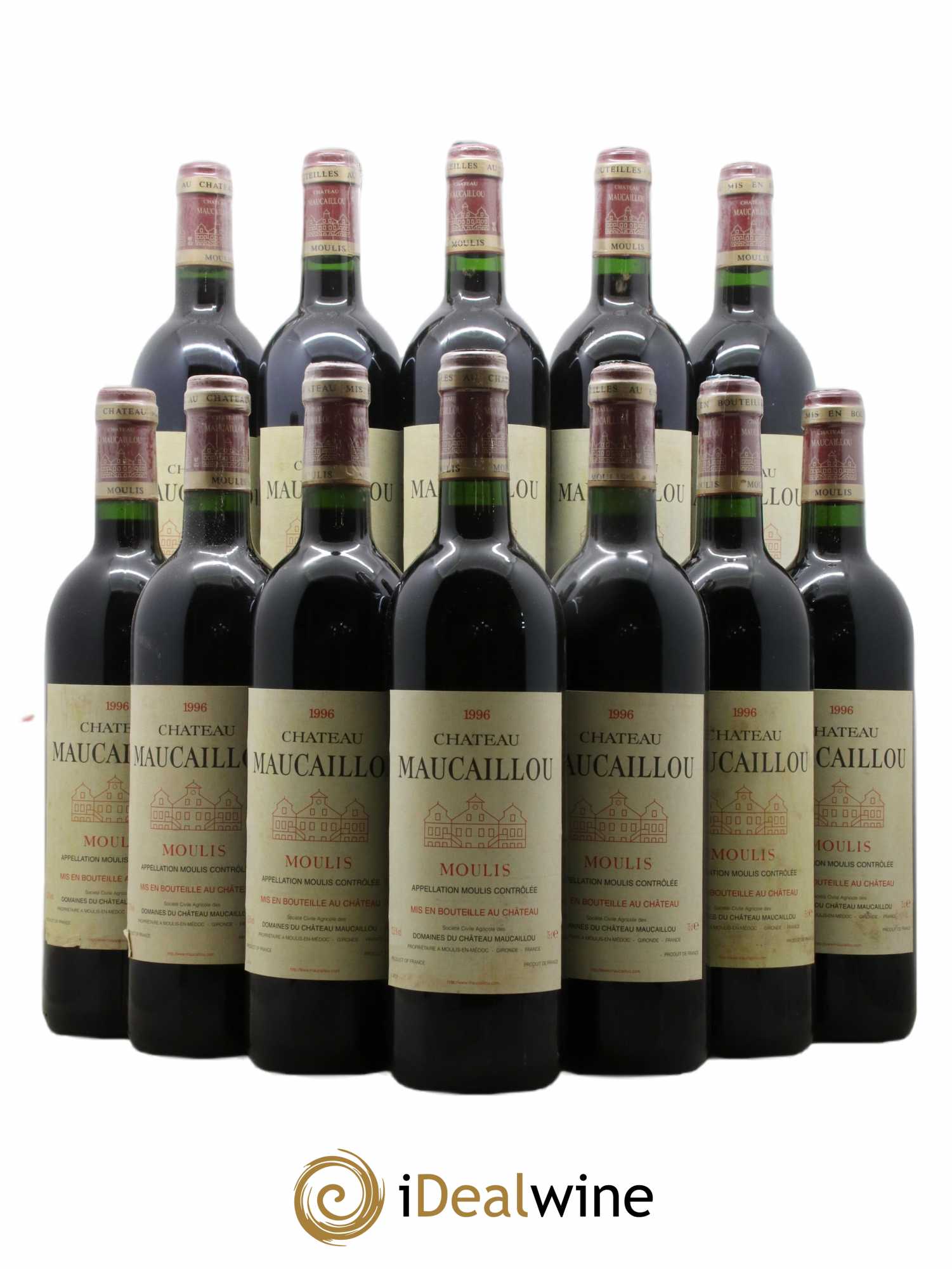 Château Maucaillou 1996 - Lot de 12 bouteilles - 0