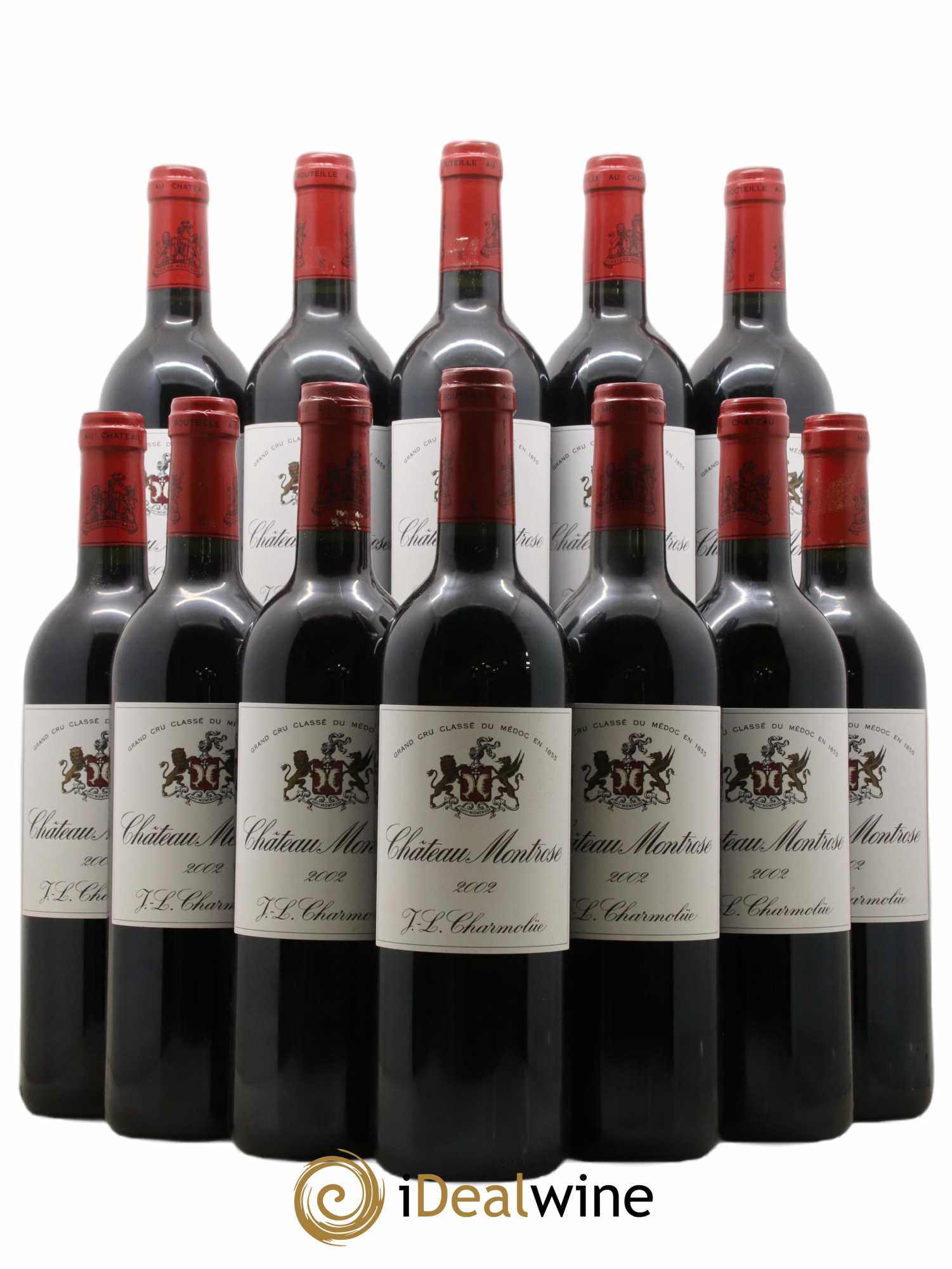 Château Montrose 2ème Grand Cru Classé 2002 - Lot de 12 bouteilles - 0