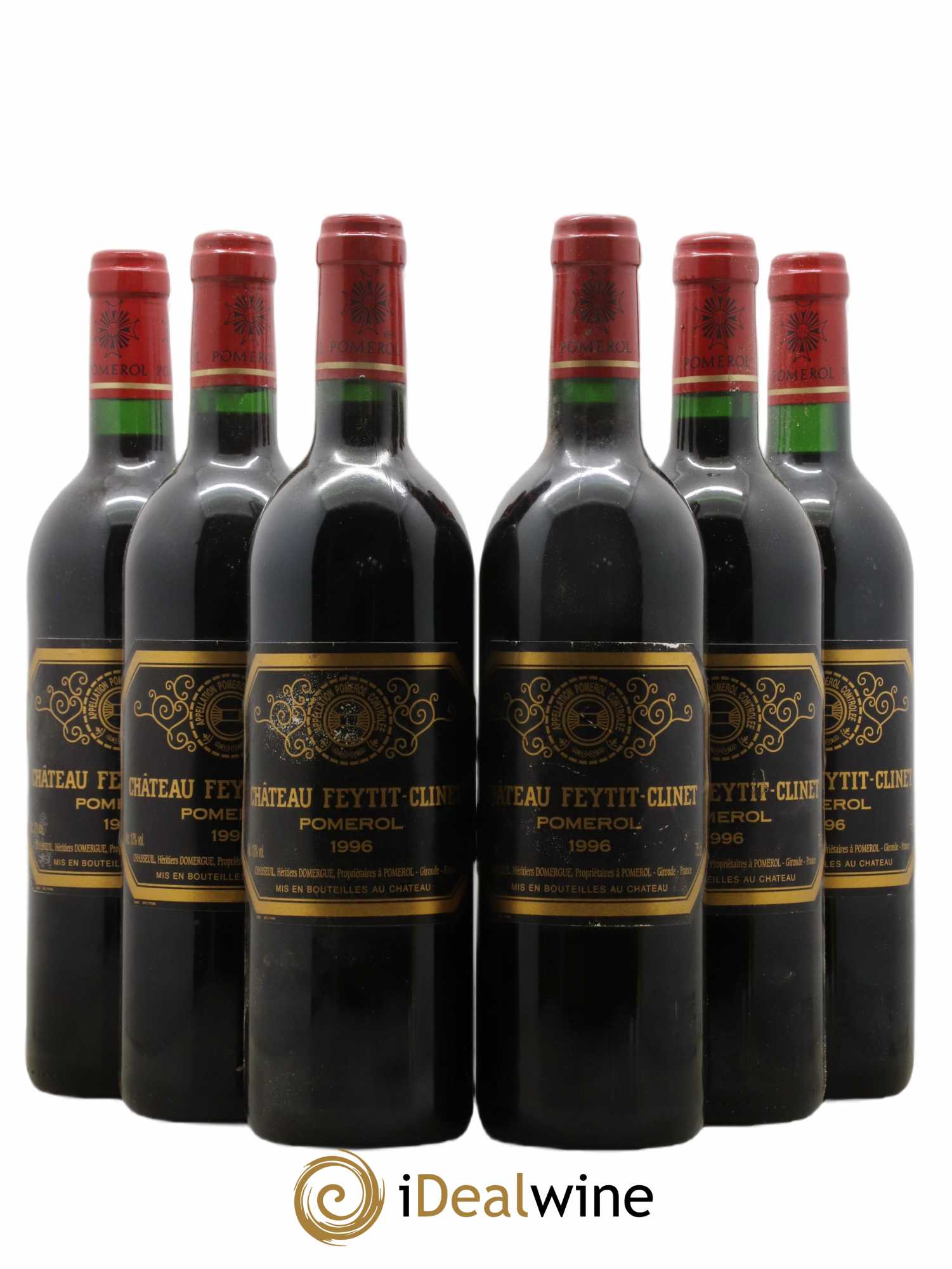 Château Feytit-Clinet 1996 - Lot de 6 bouteilles - 0