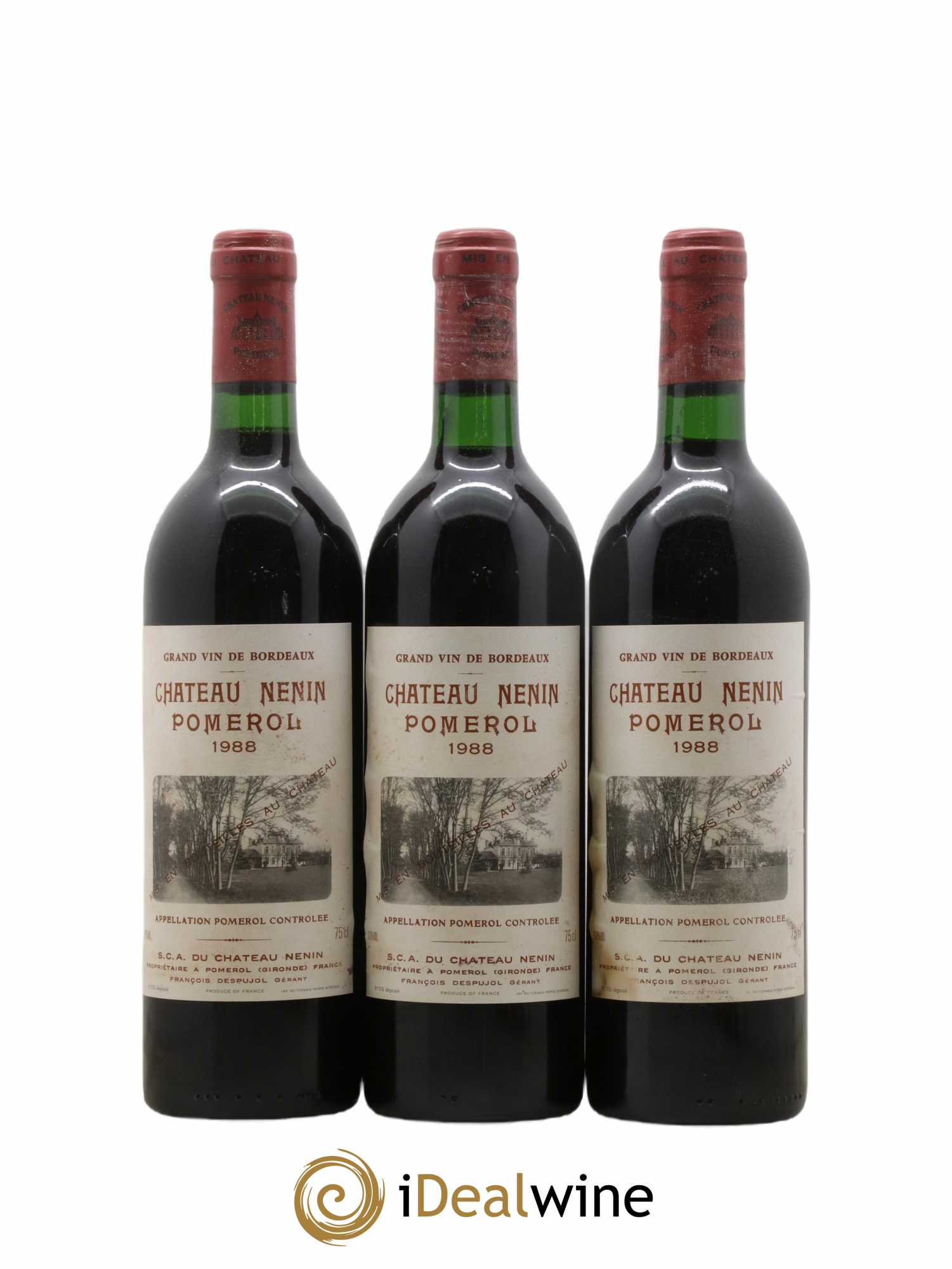 Château Nenin 1988 - Lot of 12 bottles - 1