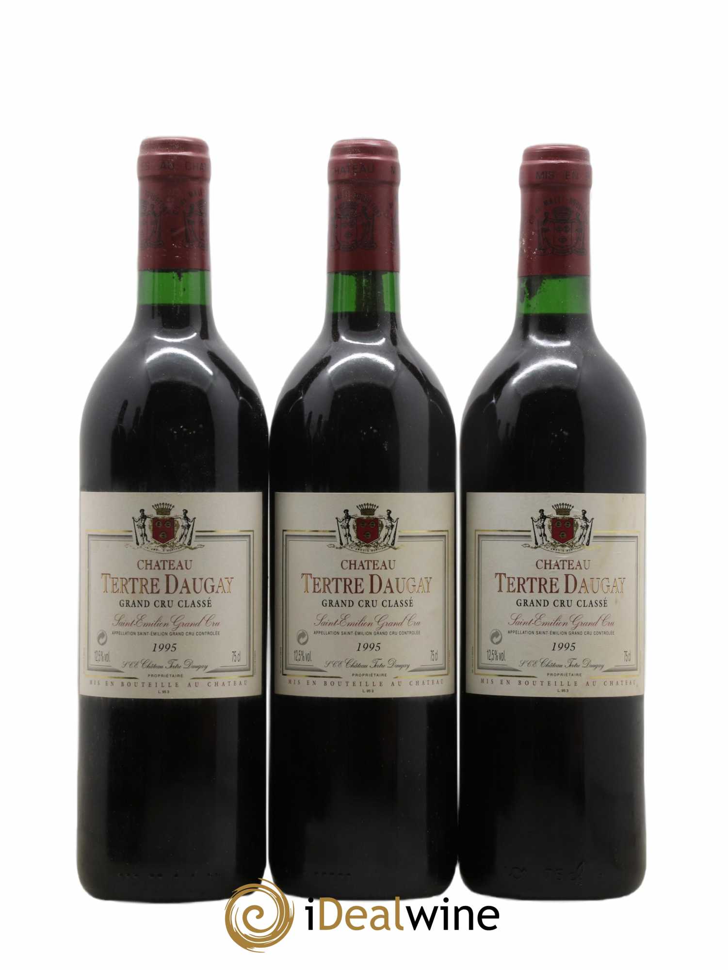 Château Tertre Daugay Grand Cru Classé 1995 - Lot de 6 bouteilles - 2