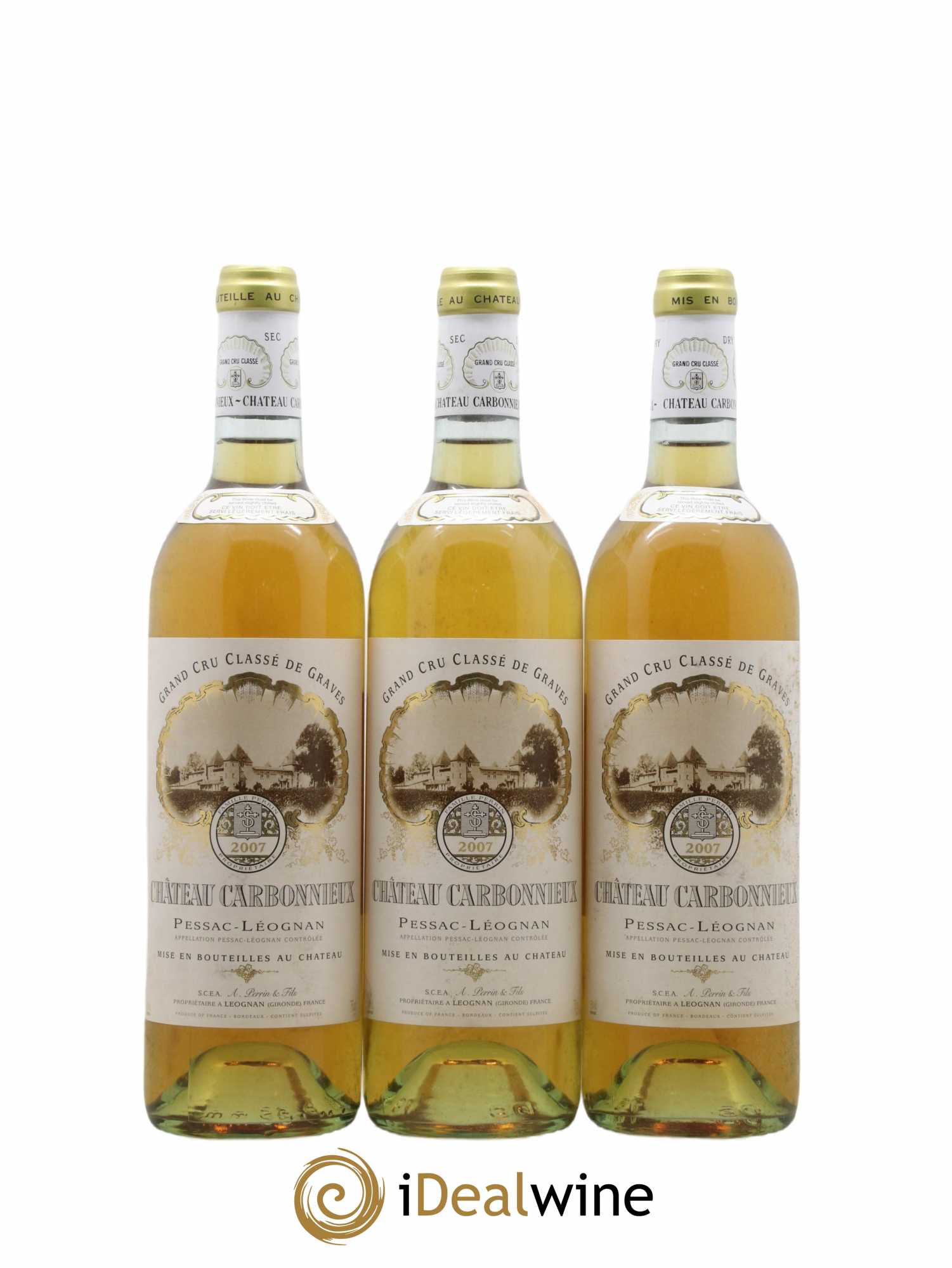 Château Carbonnieux Cru Classé de Graves 2007 - Lot de 6 bouteilles - 2