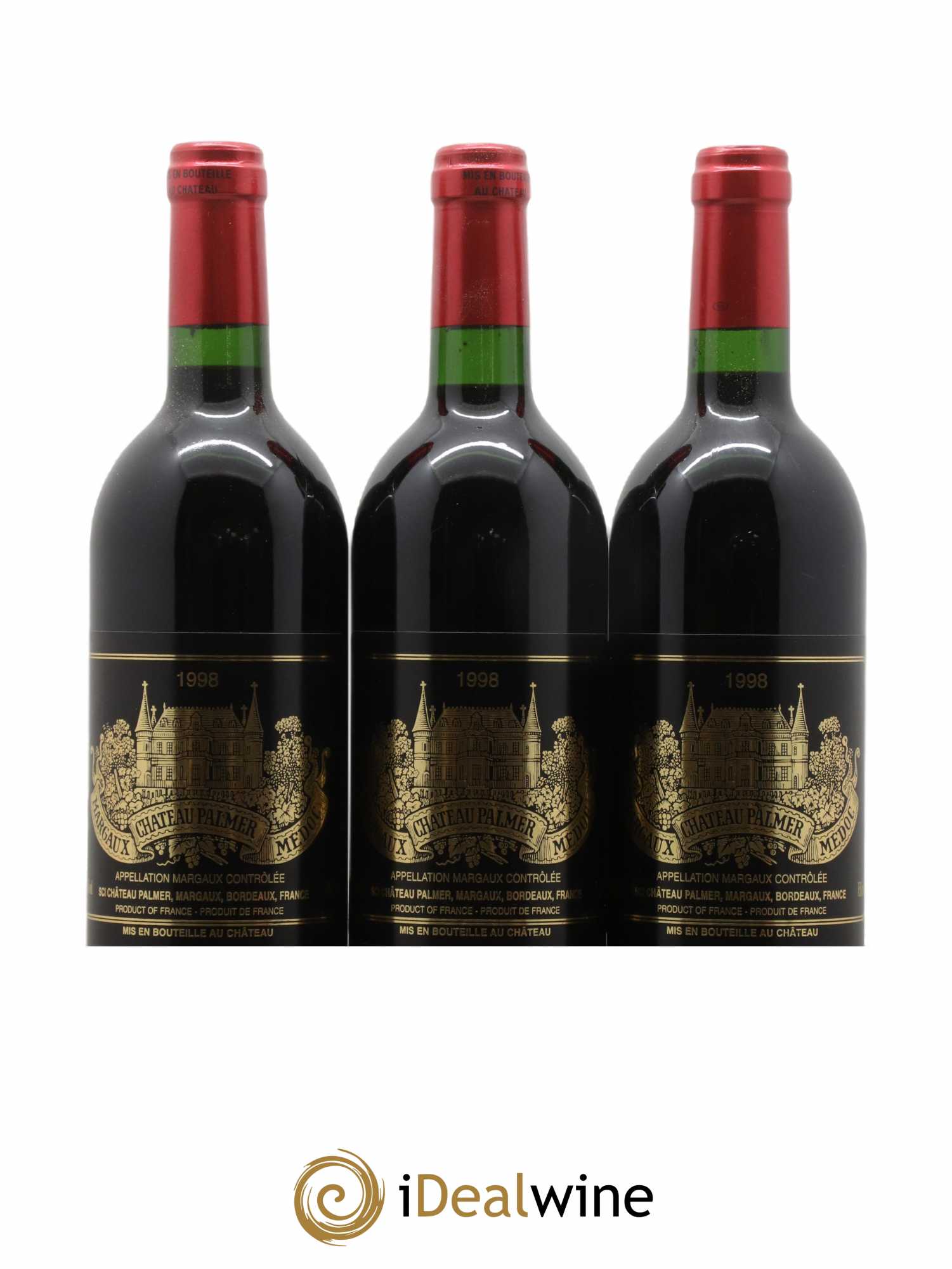 Château Palmer 3ème Grand Cru Classé 1998 - Lot de 12 bouteilles - 3