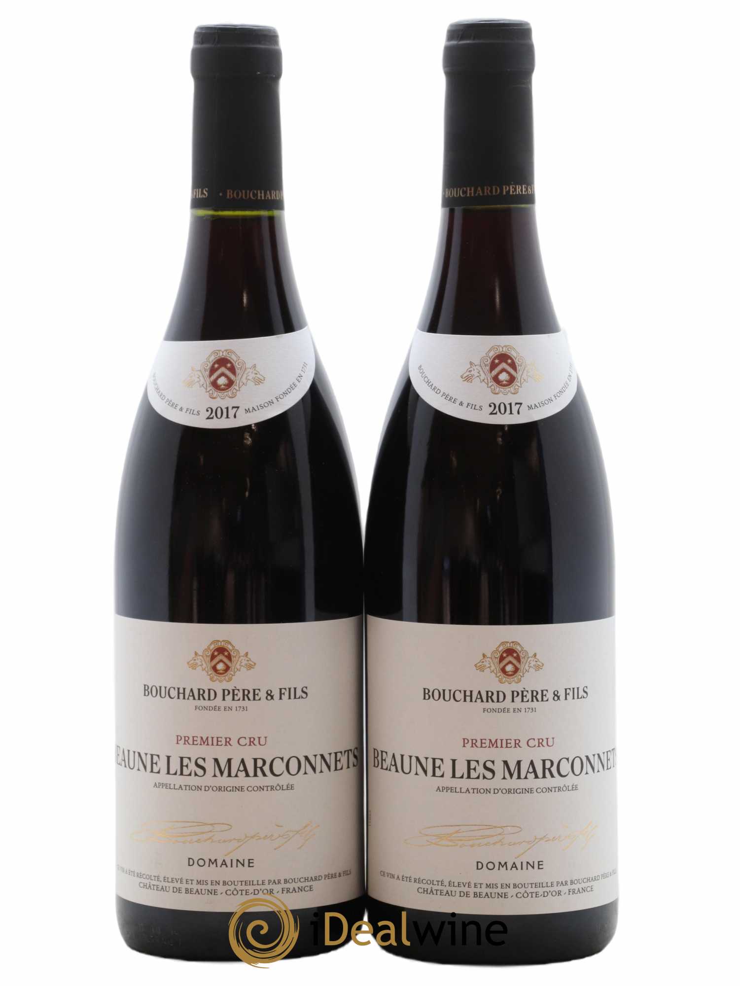 Beaune 1er Cru Marconnets Bouchard Père & Fils 2017 - Lot de 2 bouteilles - 0