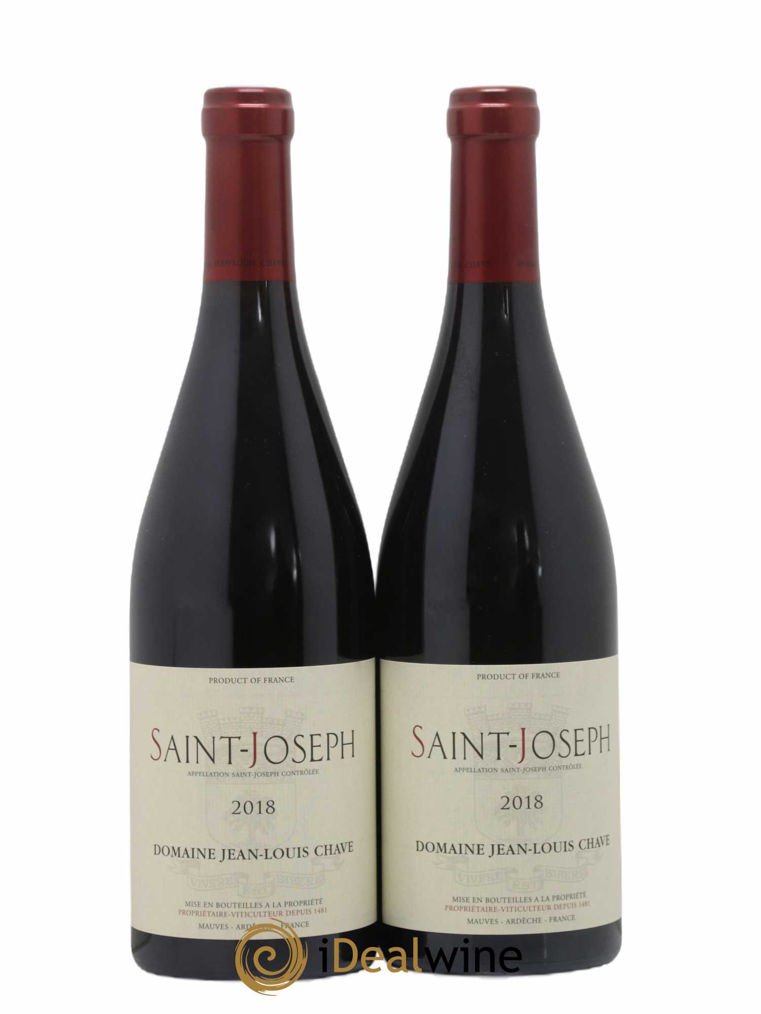 Saint-Joseph Jean-Louis Chave 2018 - Lot of 2 bottles - 0