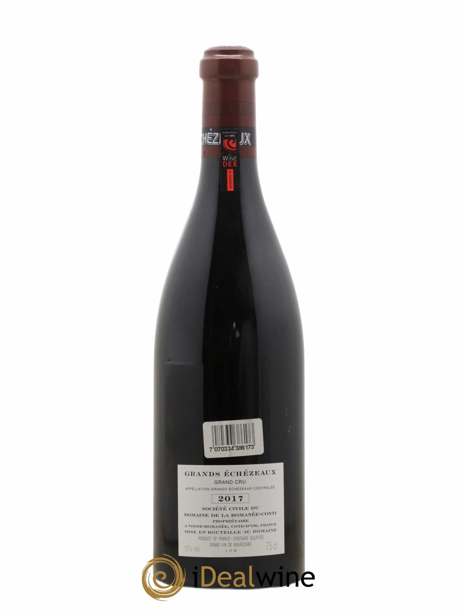 Grands-Echezeaux Grand Cru Domaine de la Romanée-Conti 2017 - Lot of 1 bottle - 1