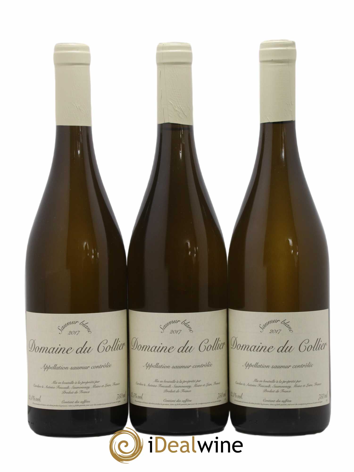 Saumur Domaine du Collier 2017 - Lot de 3 bouteilles - 0