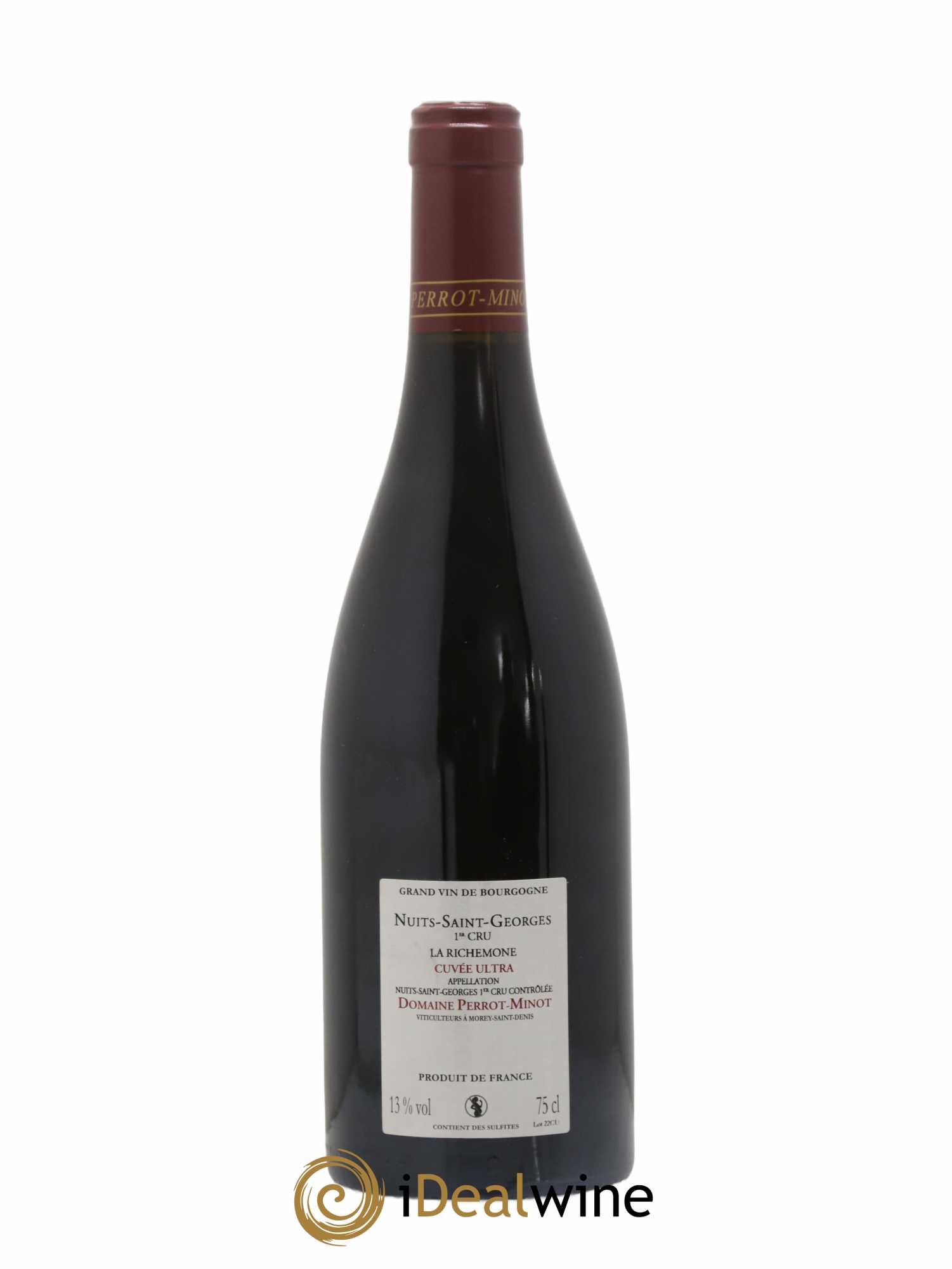 Nuits-Saint-Georges 1er Cru La Richemone Cuvée Ultra Vieilles Vignes Perrot-Minot 2011 - Lot de 1 bouteille - 1