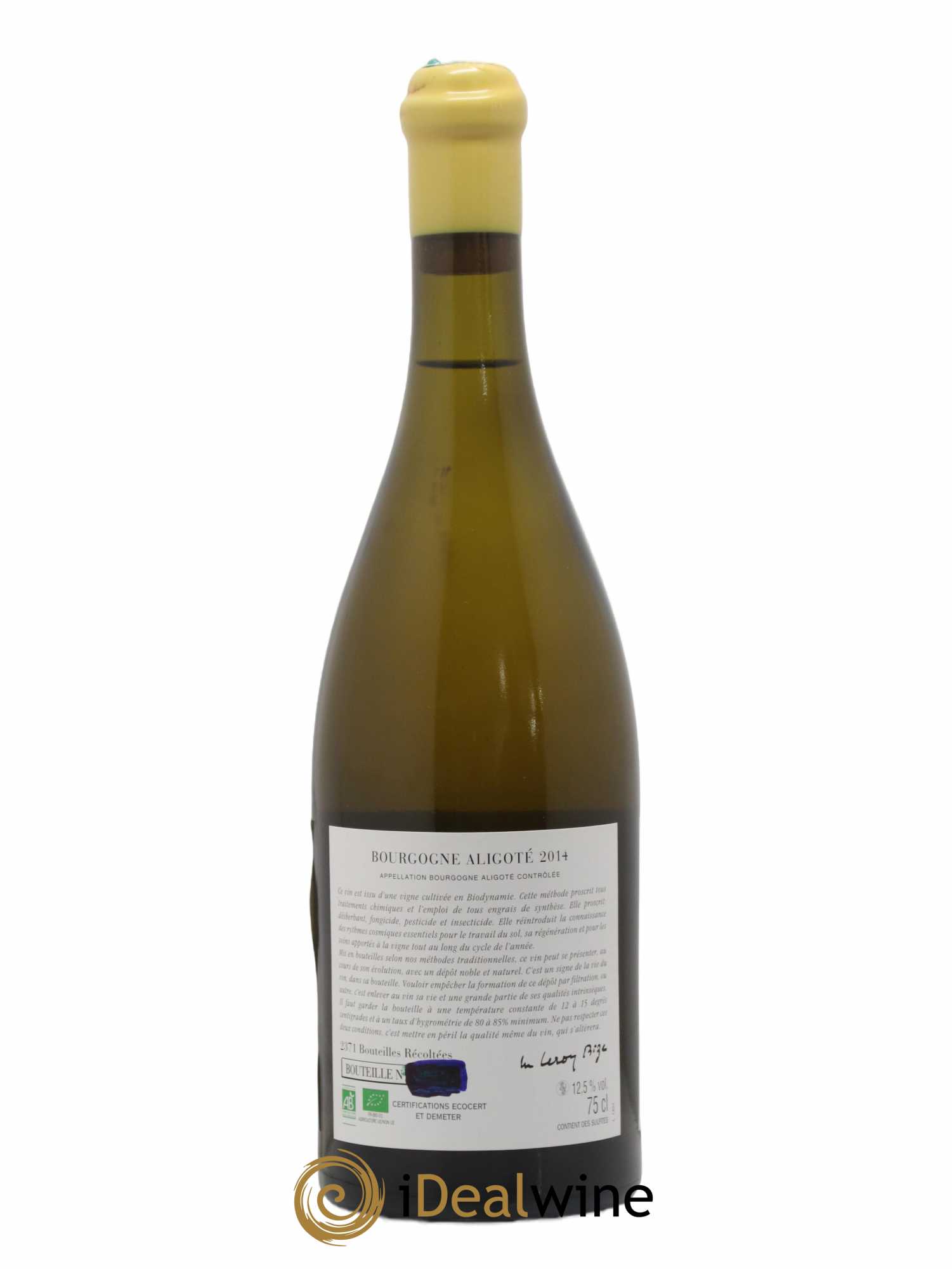 Bourgogne Aligoté Sous Chatelet d'Auvenay (Domaine) 2014 - Lot de 1 bouteille - 1