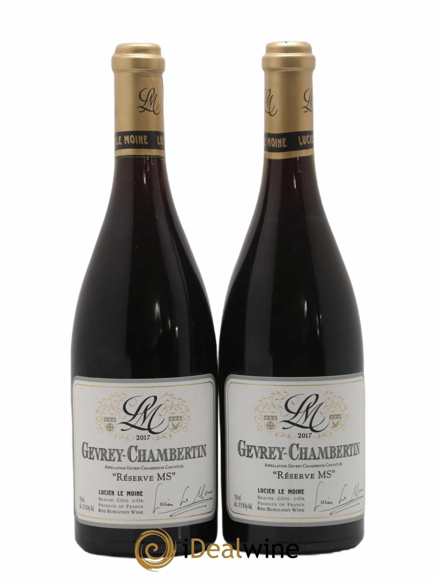 Gevrey-Chambertin Reserve MS Lucien Le Moine 2017 - Lot of 2 bottles - 0