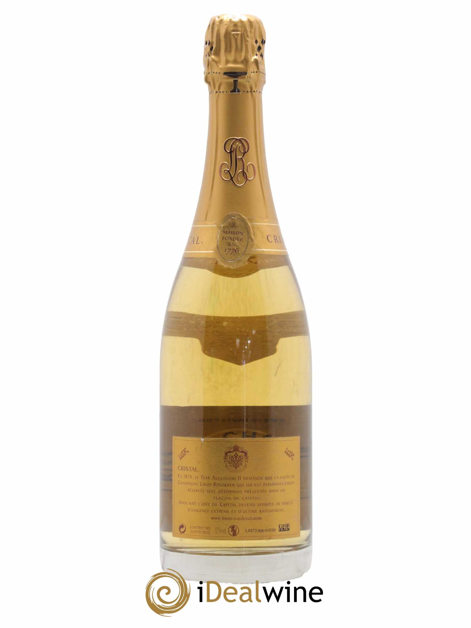 Cristal Louis Roederer 2002 - Lot de 1 bouteille - 1