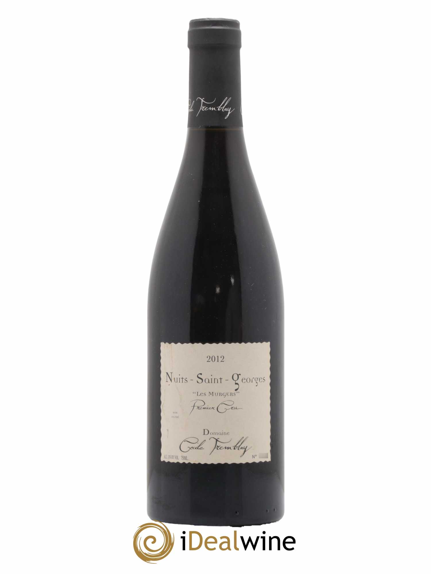 Nuits-Saint-Georges 1er Cru Les Murgers Cécile Tremblay 2012 - Lot de 1 bouteille - 0
