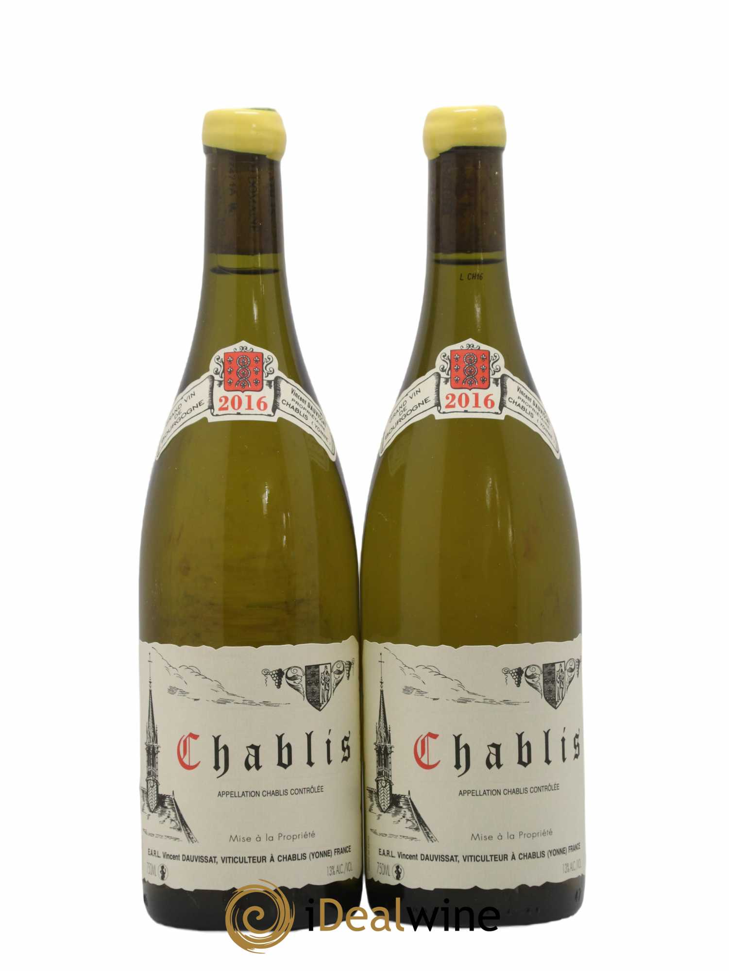 Chablis Vincent Dauvissat (Domaine) 2016 - Lot de 2 bouteilles - 0