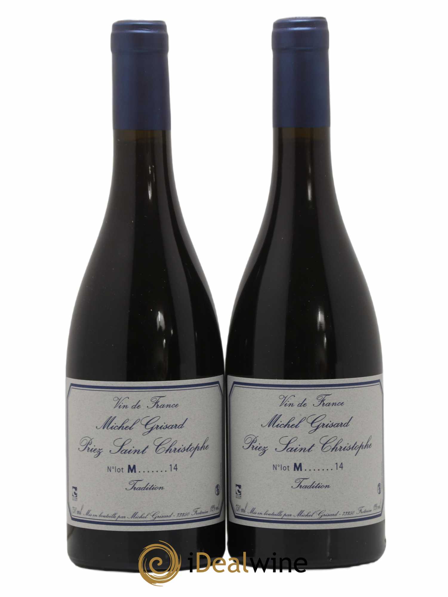 Vin de France Priez Saint Christophe Michel Grisard 2014 - Lot of 2 bottles - 0