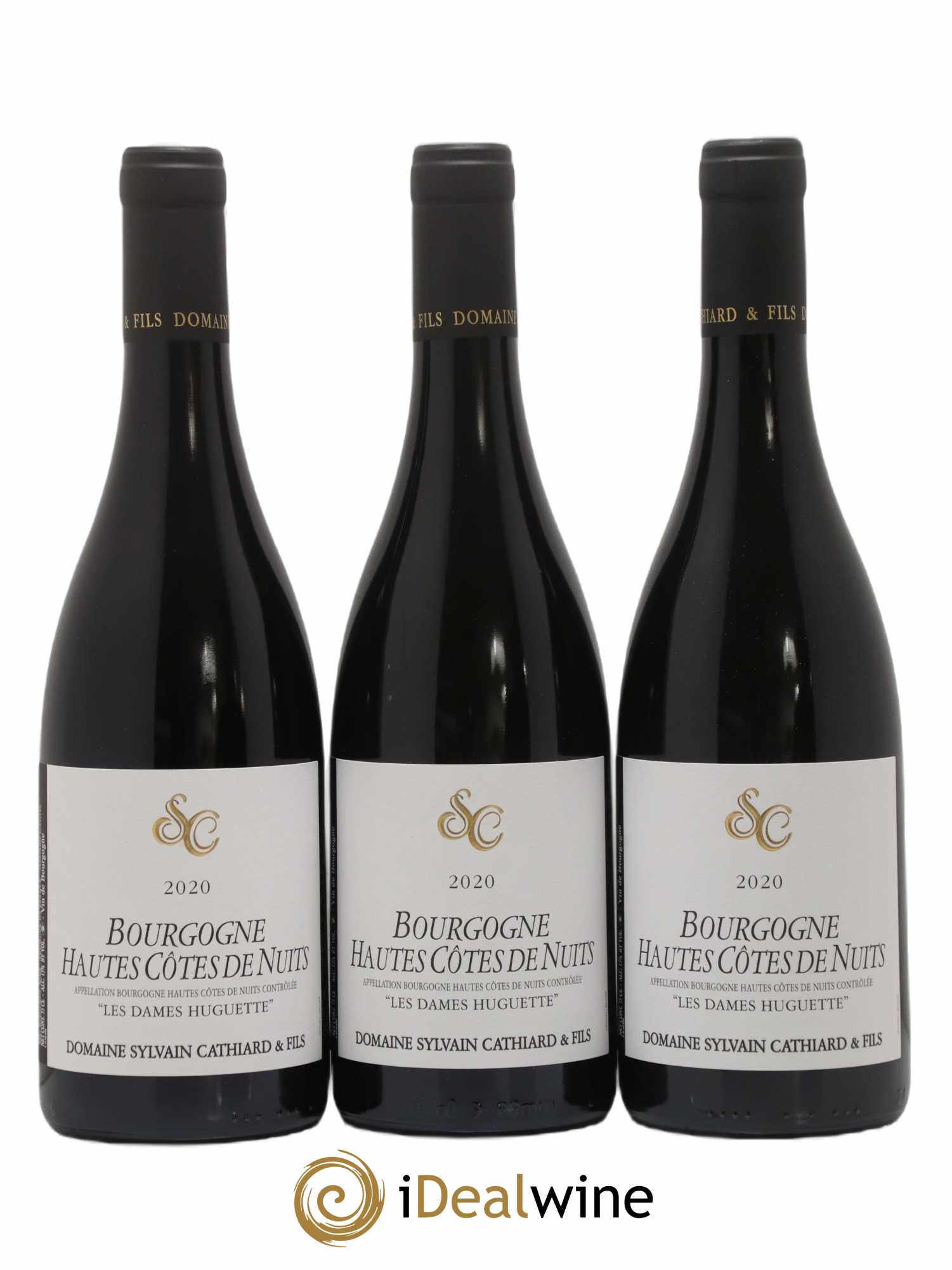 Hautes-Côtes de Nuits Les Dames Huguette Sylvain Cathiard & Fils 2020 - Lot de 3 bouteilles - 0