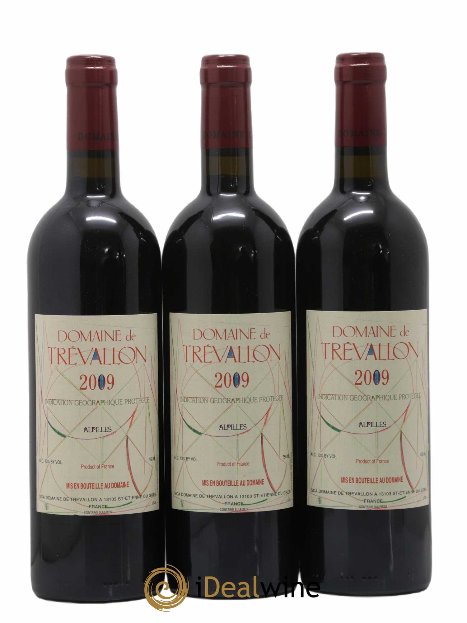 Alpilles Trévallon (Domaine de) Eloi Dürrbach 2009 - Lot de 3 bouteilles - 0