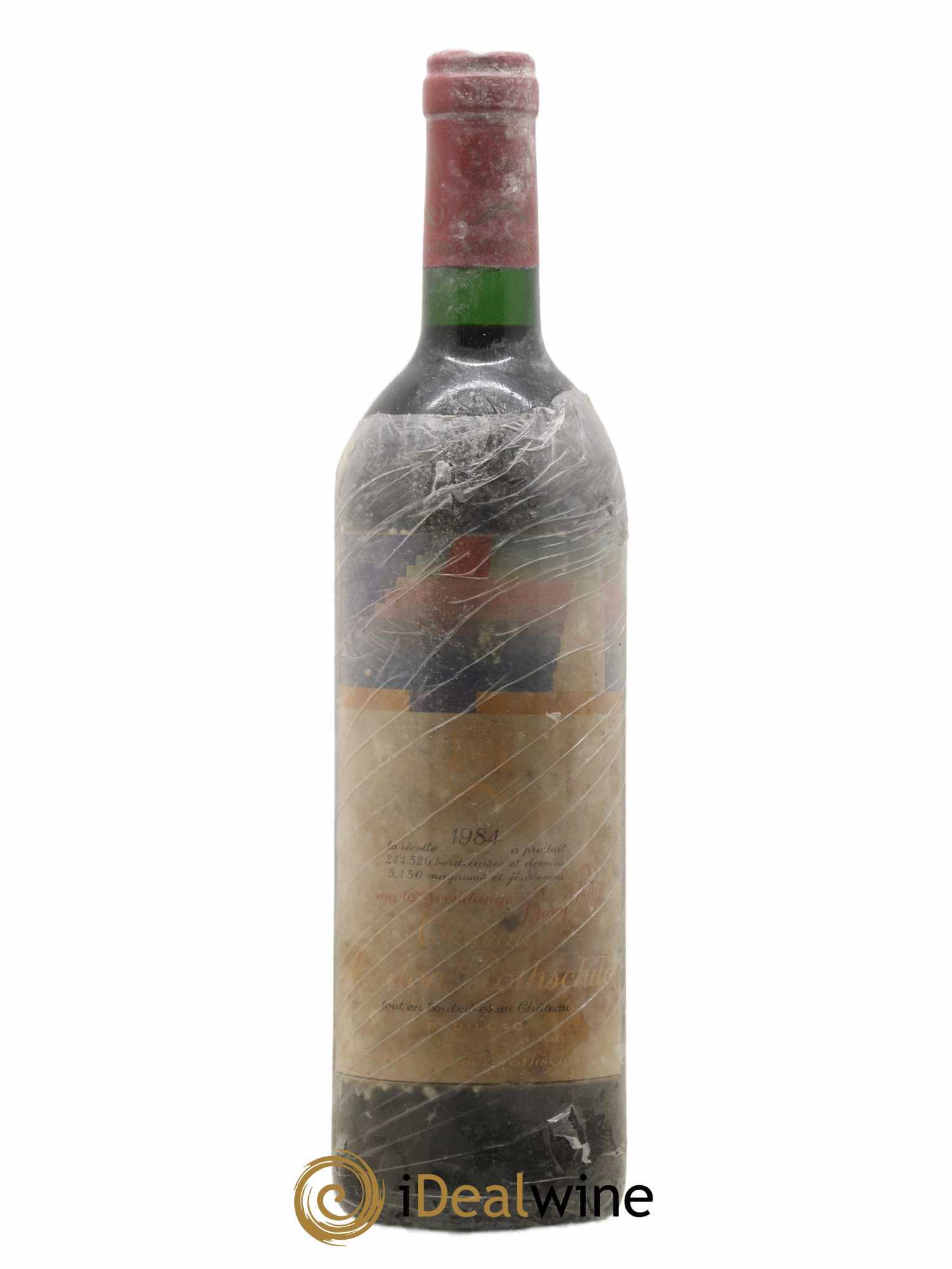 Château Mouton Rothschild 1er Grand Cru Classé 1984 - Lot de 1 bouteille - 0