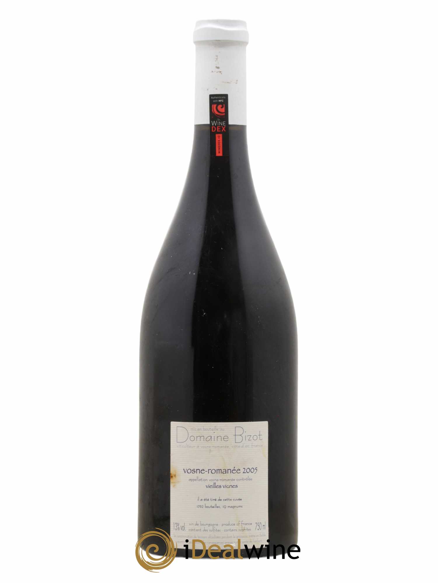Vosne-Romanée Vieilles Vignes Bizot (Domaine) 2005 - Posten von 1 Flasche - 1