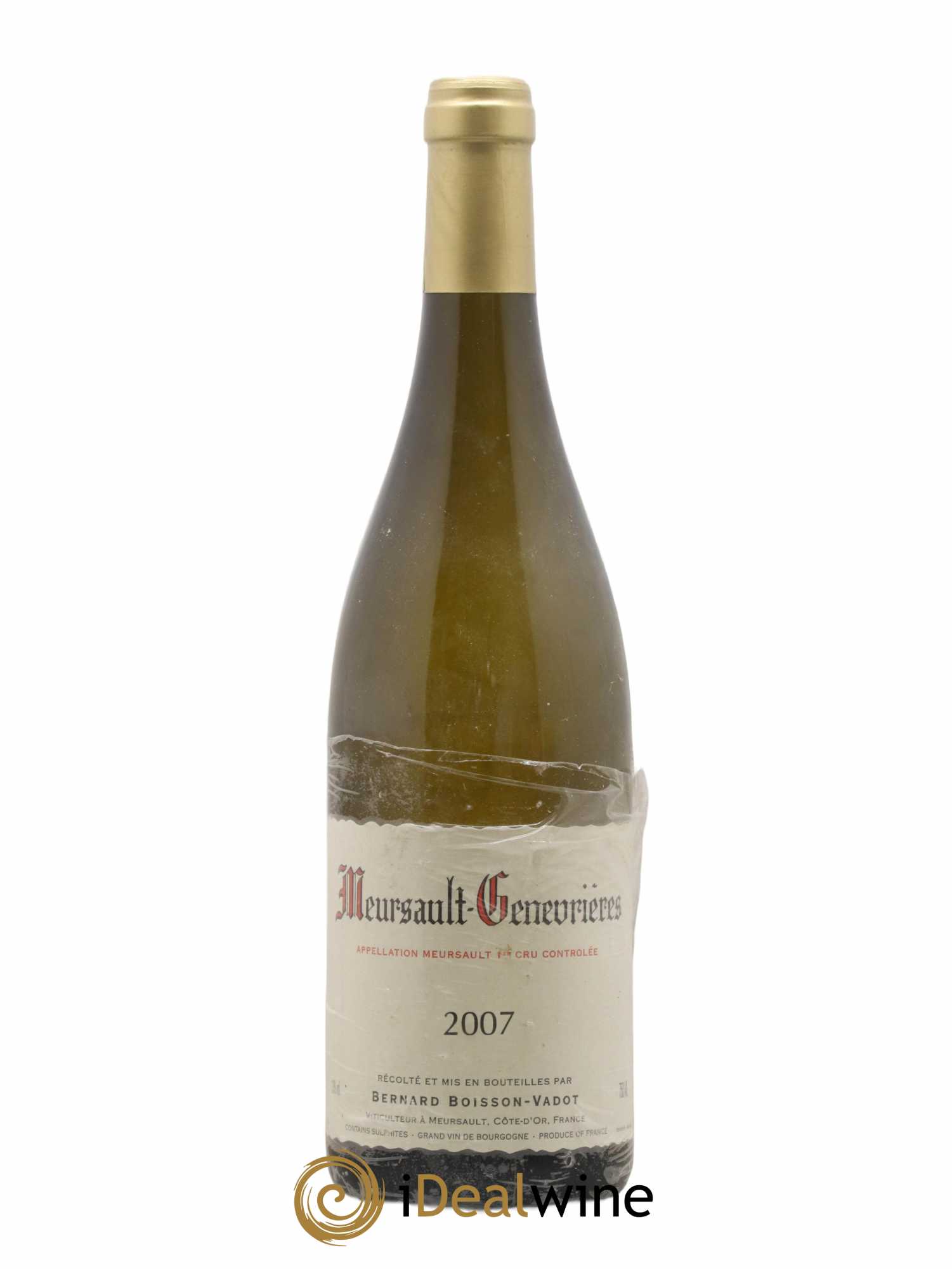 Meursault 1er Cru Genevrières Boisson-Vadot (Domaine) 2007 - Lot de 1 bouteille - 0