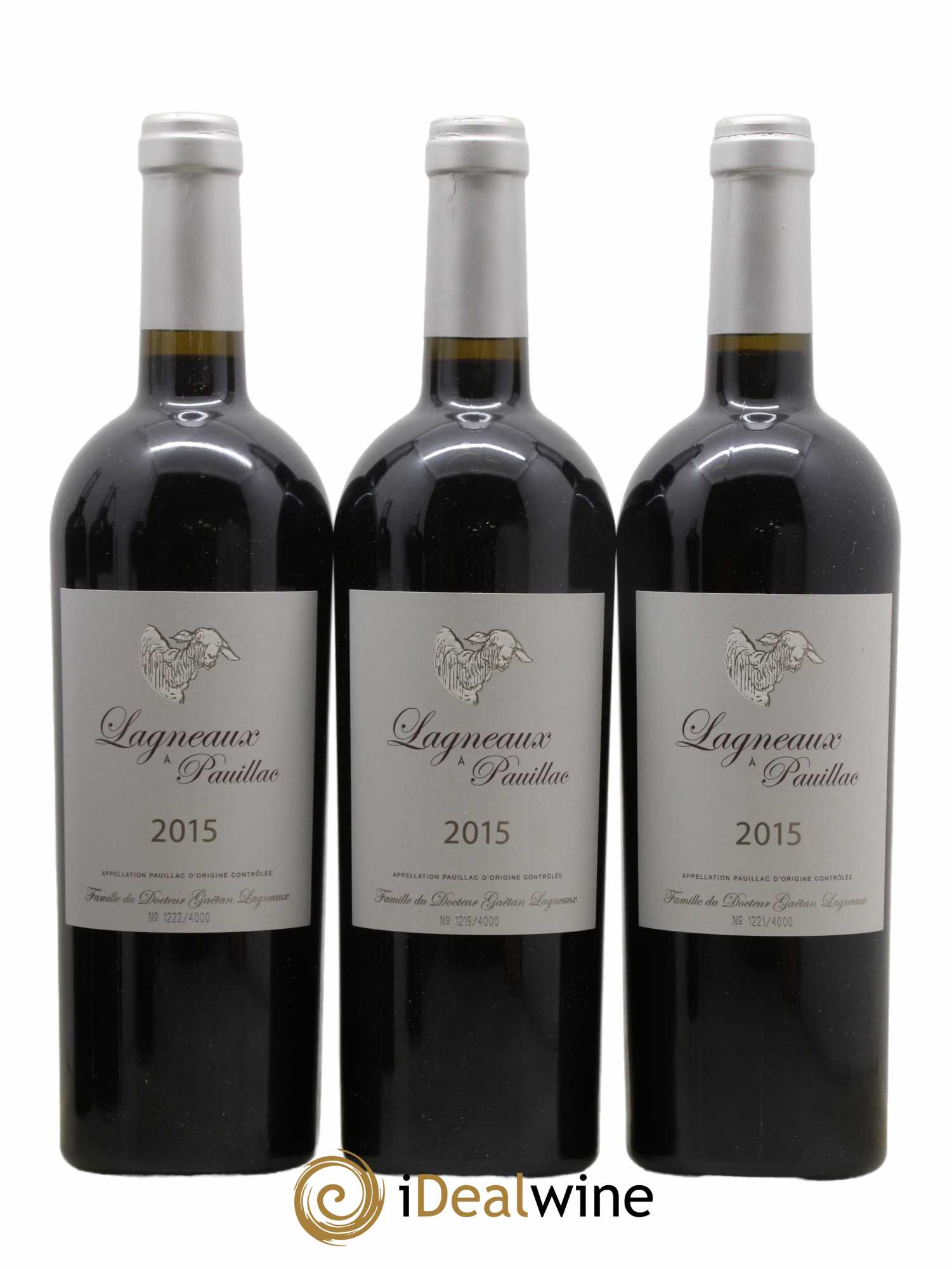 Bordeaux Lagneaux à Pauillac 2015 - Lot de 6 bouteilles - 2