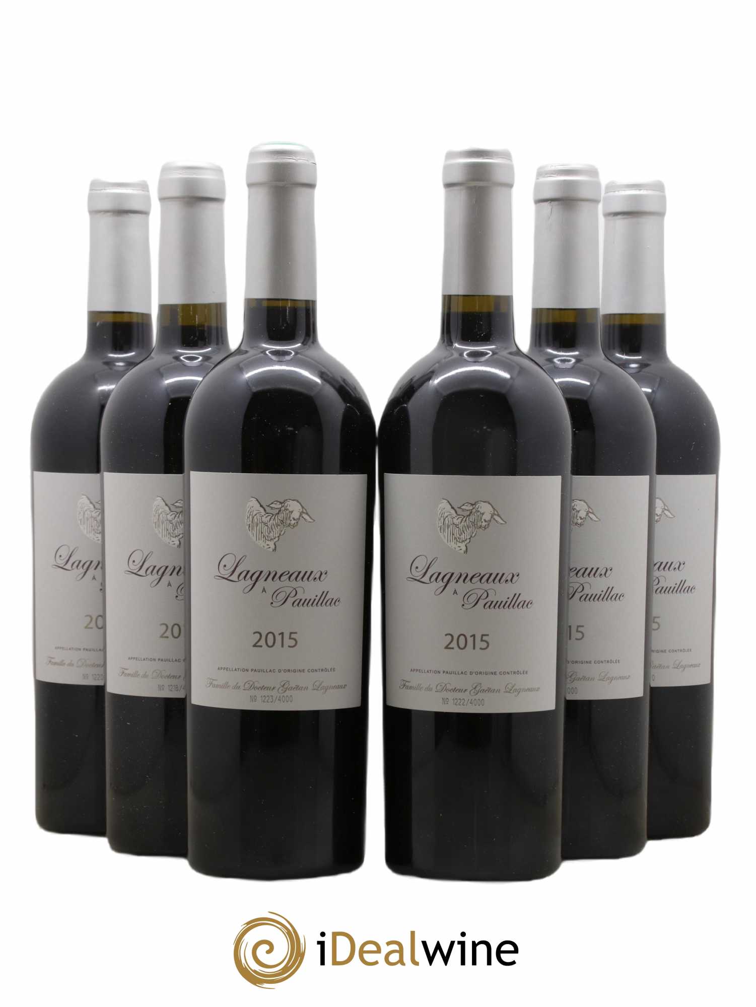 Bordeaux Lagneaux à Pauillac 2015 - Lot de 6 bouteilles - 0