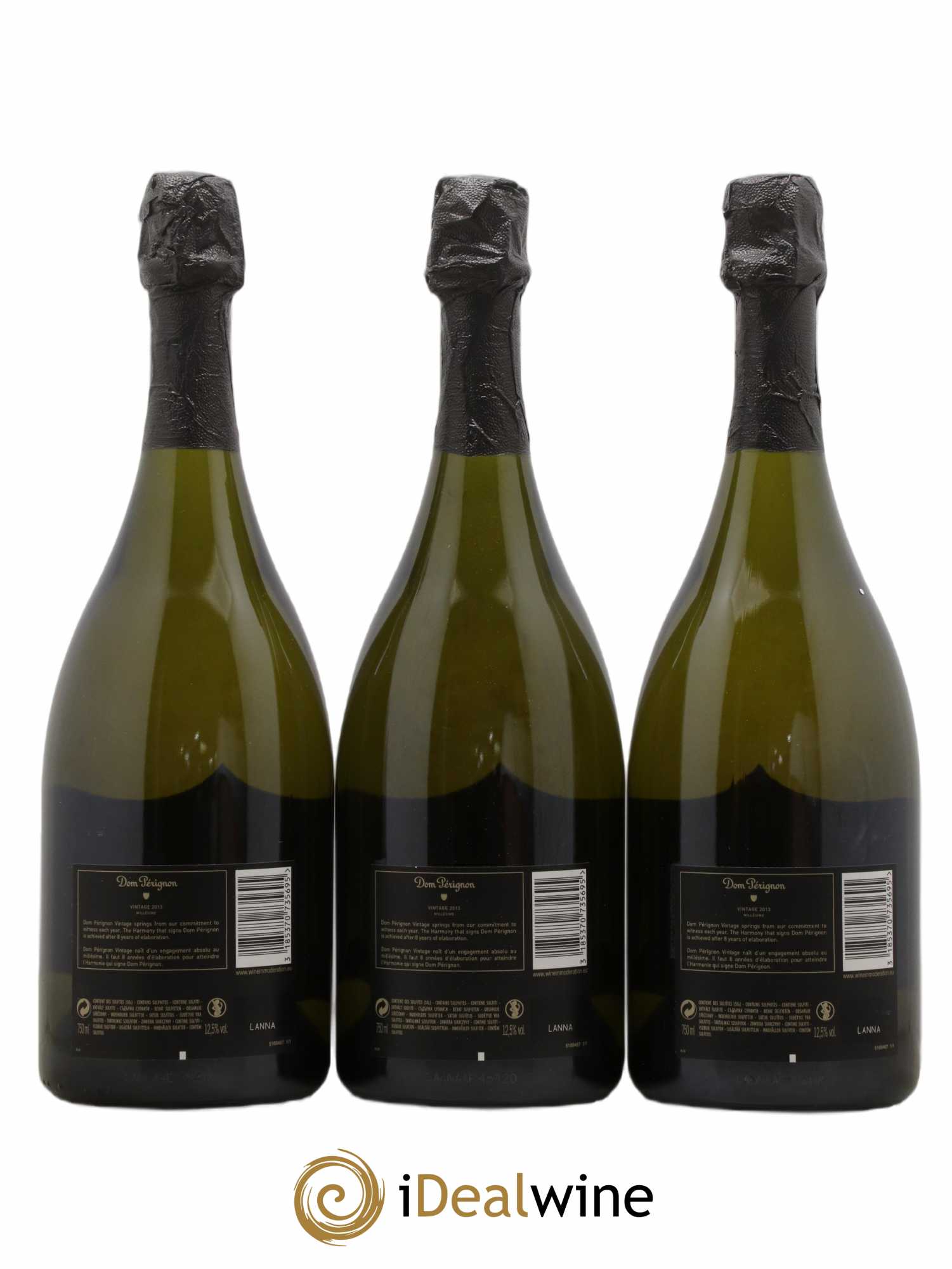 Brut Dom Pérignon 2013 - Lot of 3 bottles - 1