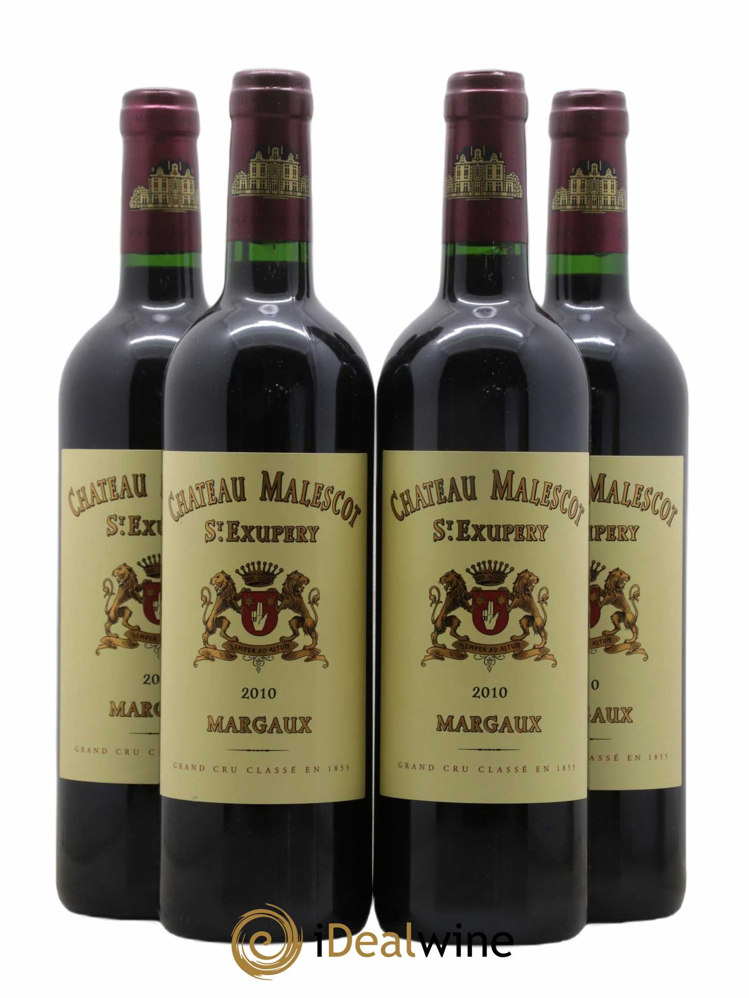 Château Malescot Saint-Exupéry 3ème Grand Cru Classé 2010 - Lot de 4 bouteilles - 0