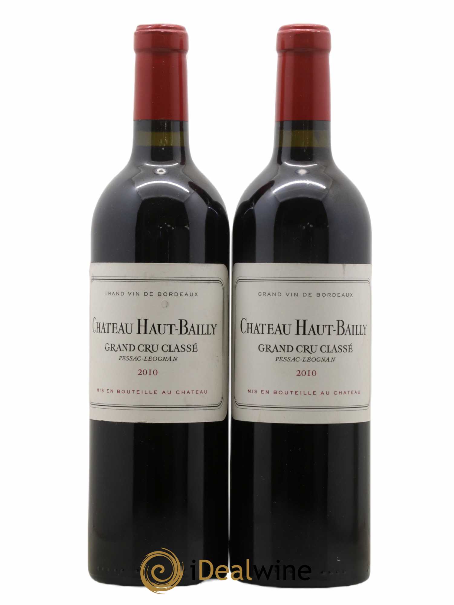 Château Haut-Bailly Cru Classé de Graves 2010 - Lot de 2 bouteilles - 0