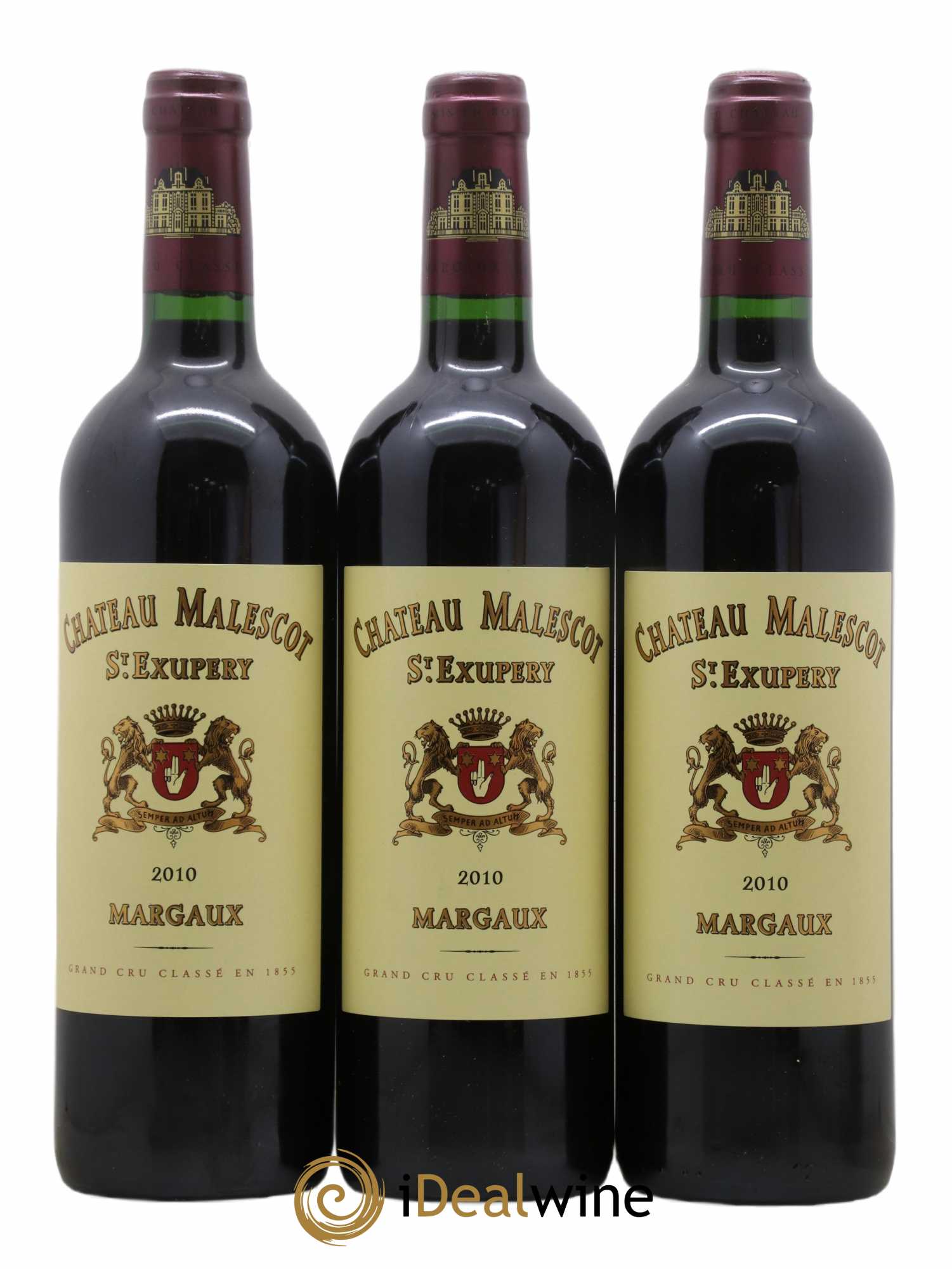 Château Malescot Saint-Exupéry 3ème Grand Cru Classé 2010 - Lot de 3 bouteilles - 0