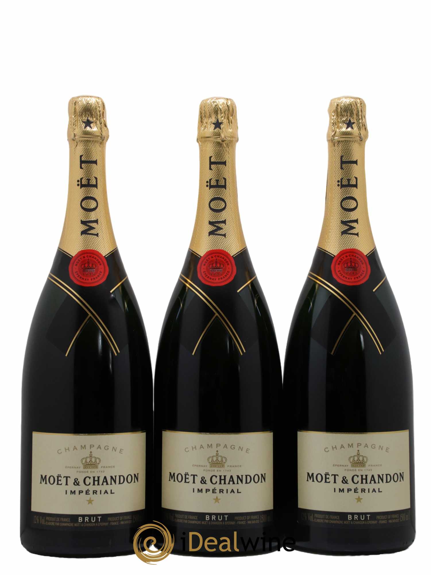 Impérial Brut Moët et Chandon - Lot de 3 magnums - 0